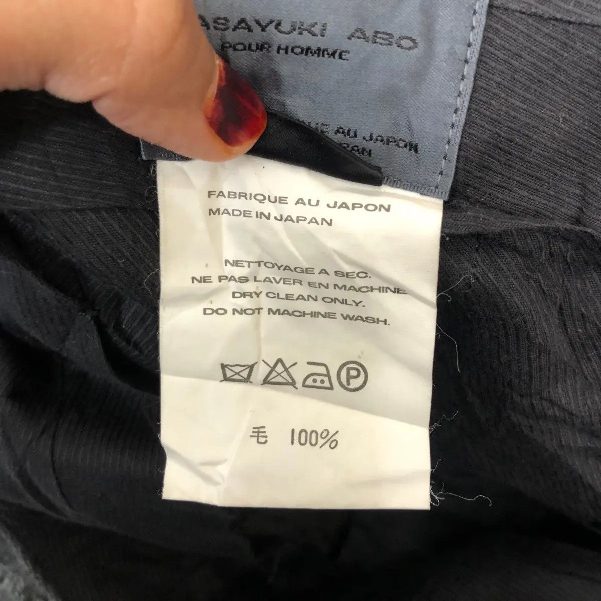 Japanese Brand MASAYUKI ABO Pour Homme Made In Japan Striped Casual Pant Size US 30 / EU 46 - 8 Thumbnail