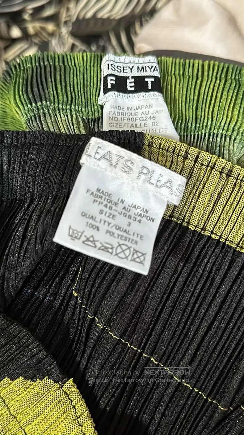Issey Miyake Issey Miyake size:3 Green Skirt Size 22" - 2 Thumbnail
