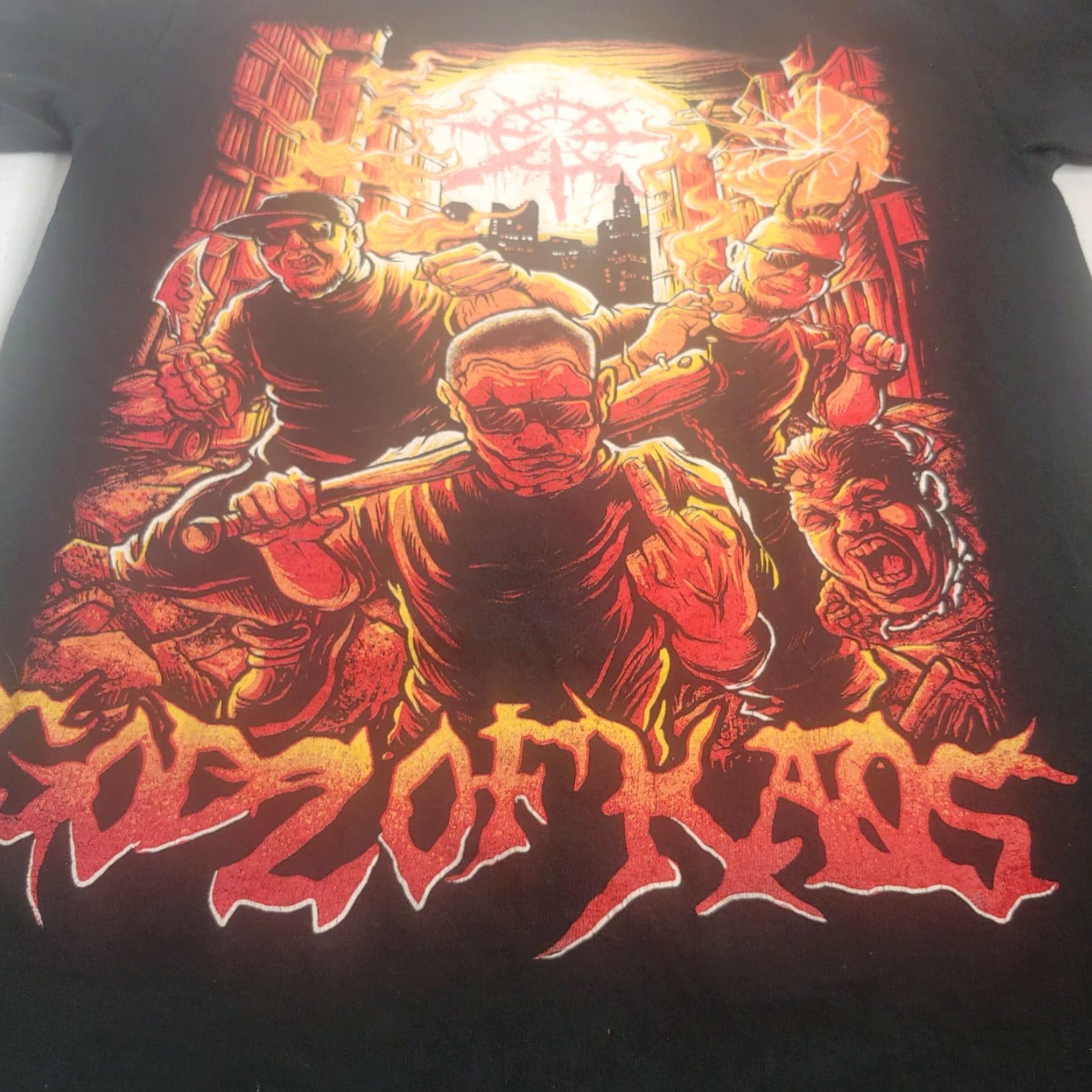 Gildan Gildan Godz Of Kaos Shirt Small Short Sleeve Band Graphic Art Black Mens T-Shirt Size US S / EU 44-46 / 1 - 5 Thumbnail