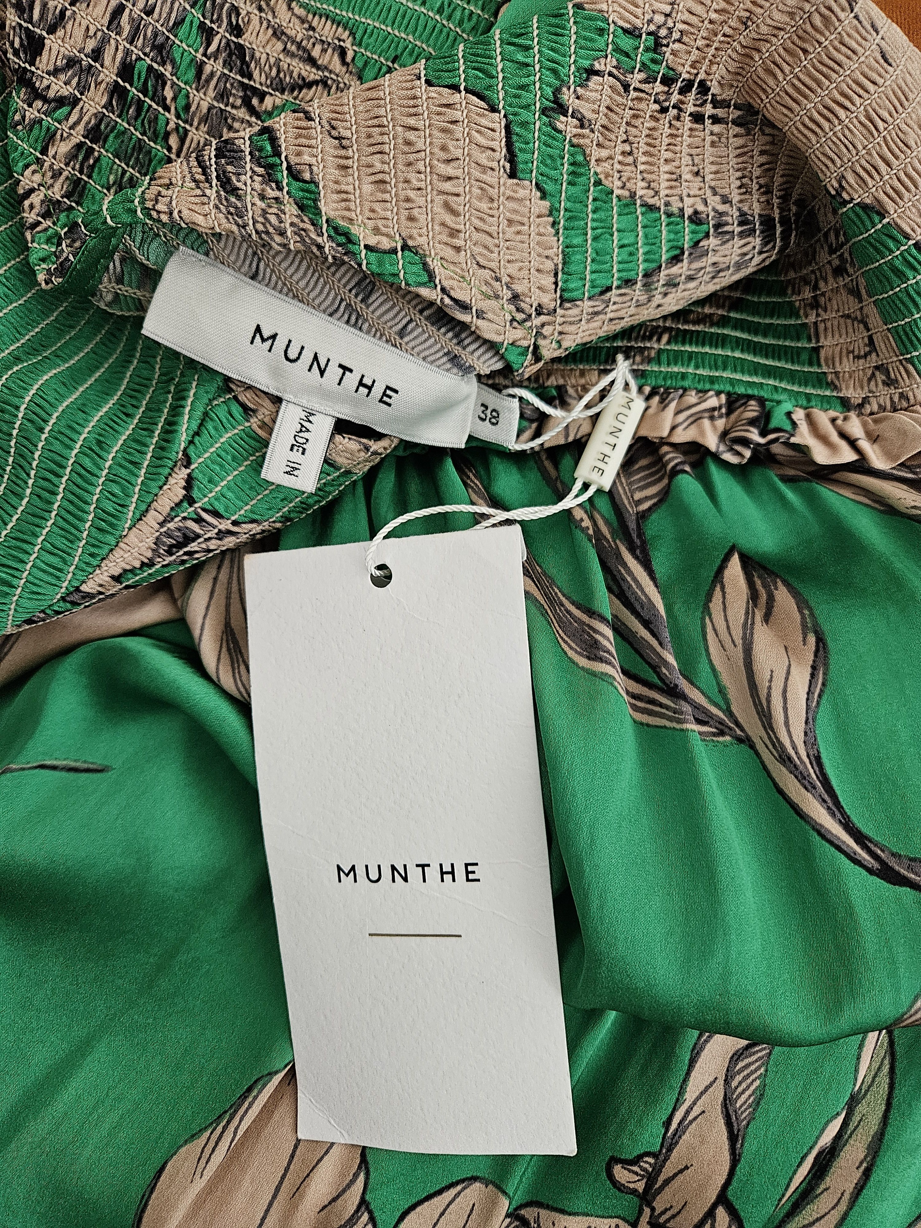 MUNTHE green floral boho Munthe Mid-length dress Size M / US 6-8 / IT 42-44 - 2 Thumbnail