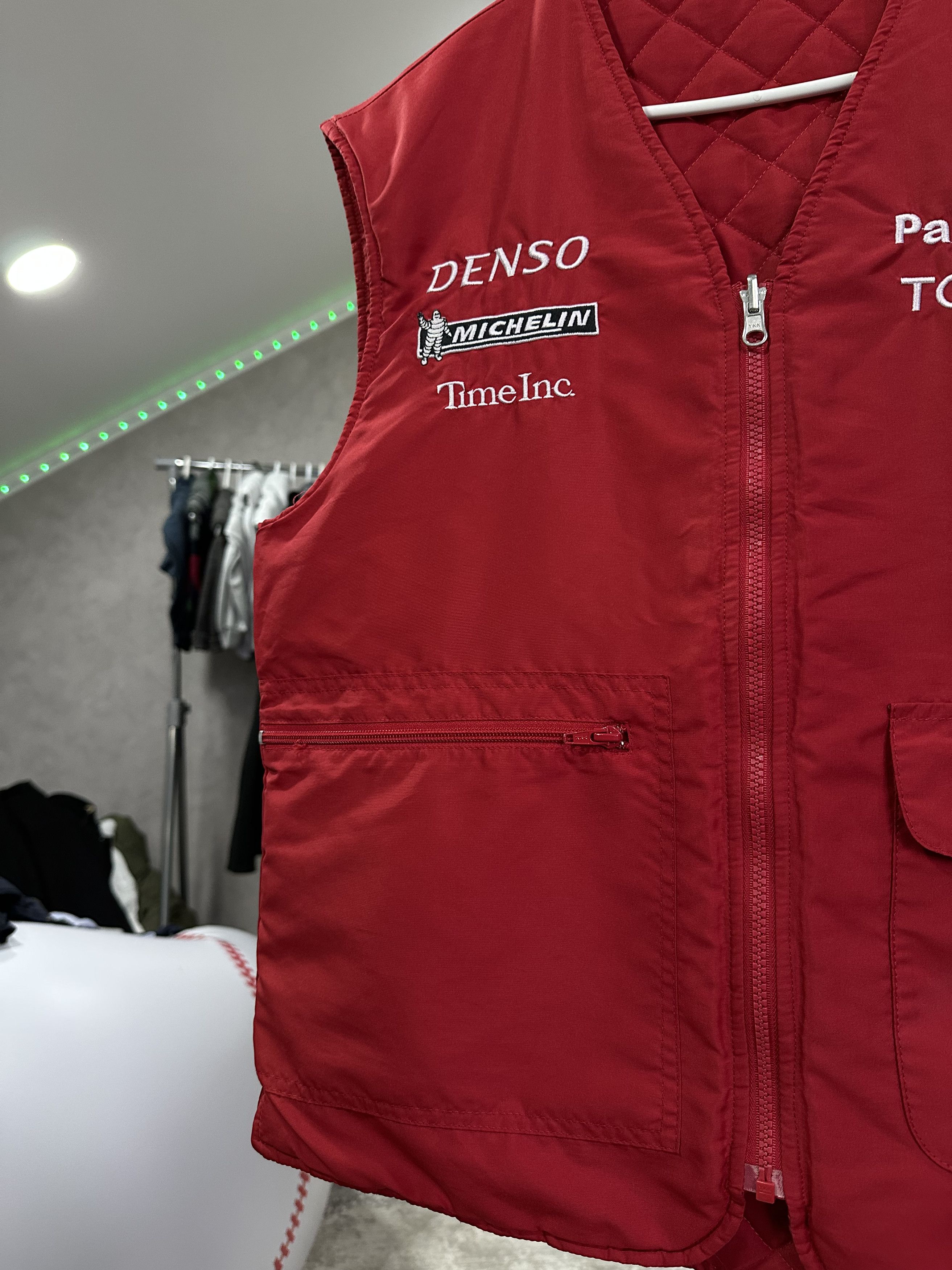 Formula 1 × NASCAR 🚨RARE🚨Vintage Toyota Panasonic Racing Vest Formula Uno Size US M / EU 48-50 / 2 - 7 Thumbnail