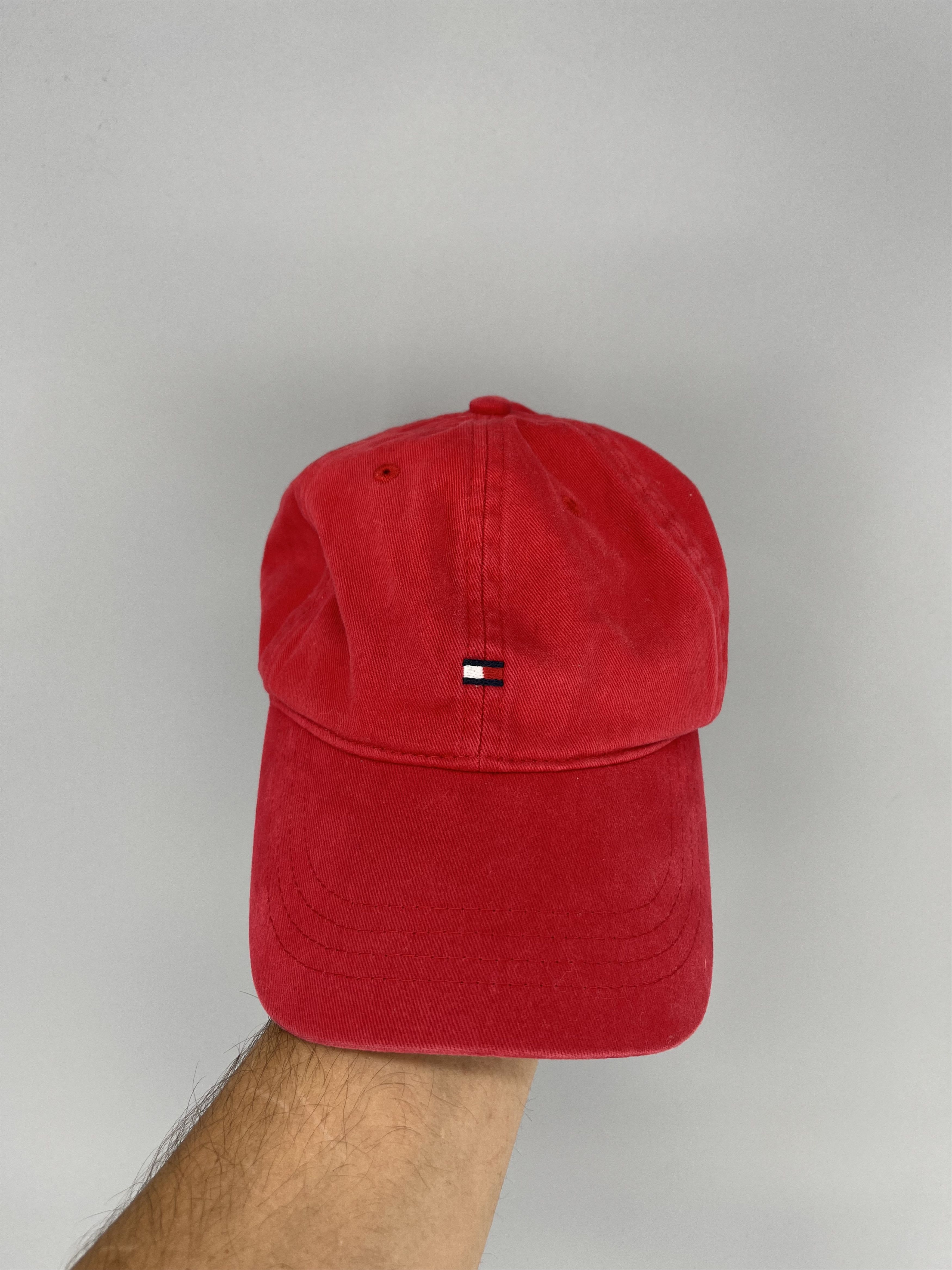 Tommy Hilfiger × Vintage Vintage Tommy Hilfiger Grey Cap one Size 90s streetwear Y2K Size ONE SIZE - 1 Thumbnail
