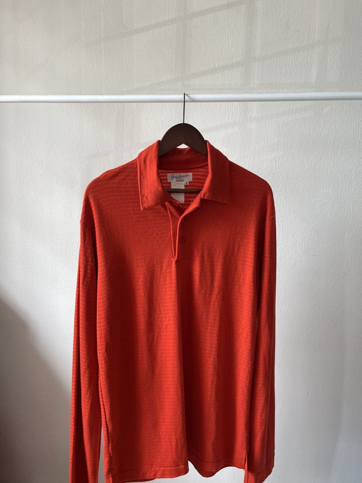 Yohji Yamamoto Yohji Yamamoto Pour Homme Polo Long Sleeve Shirt Size US L / EU 52-54 / 3 - 6 Thumbnail