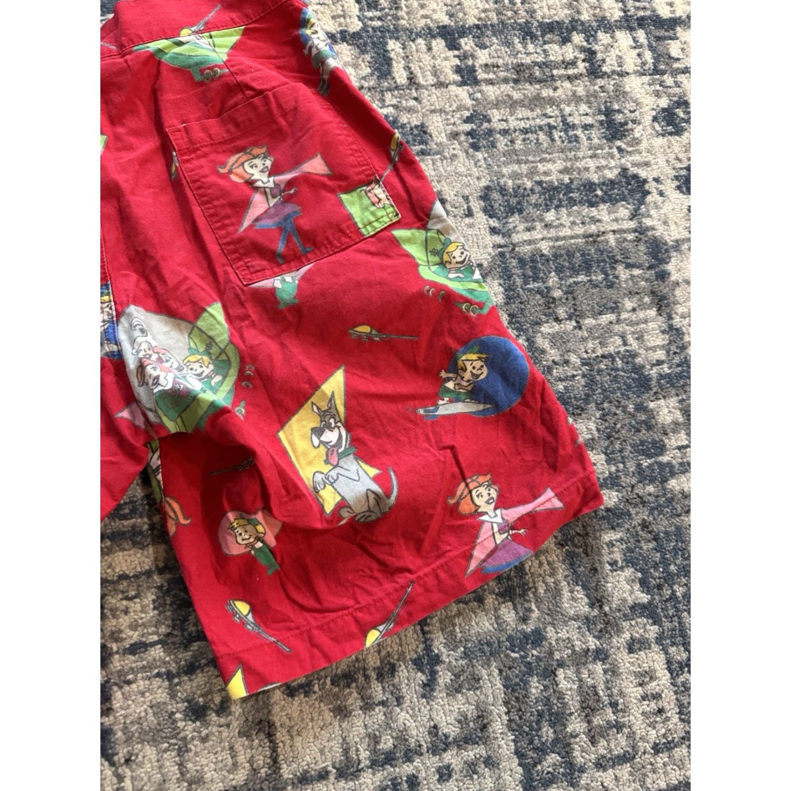 Gloverall VINTAGE 80s Life’s A Beach Surfgear The Jetsons All Over Print Board Shorts 28 Red Mens Size US 28 / EU 44 - 8 Thumbnail