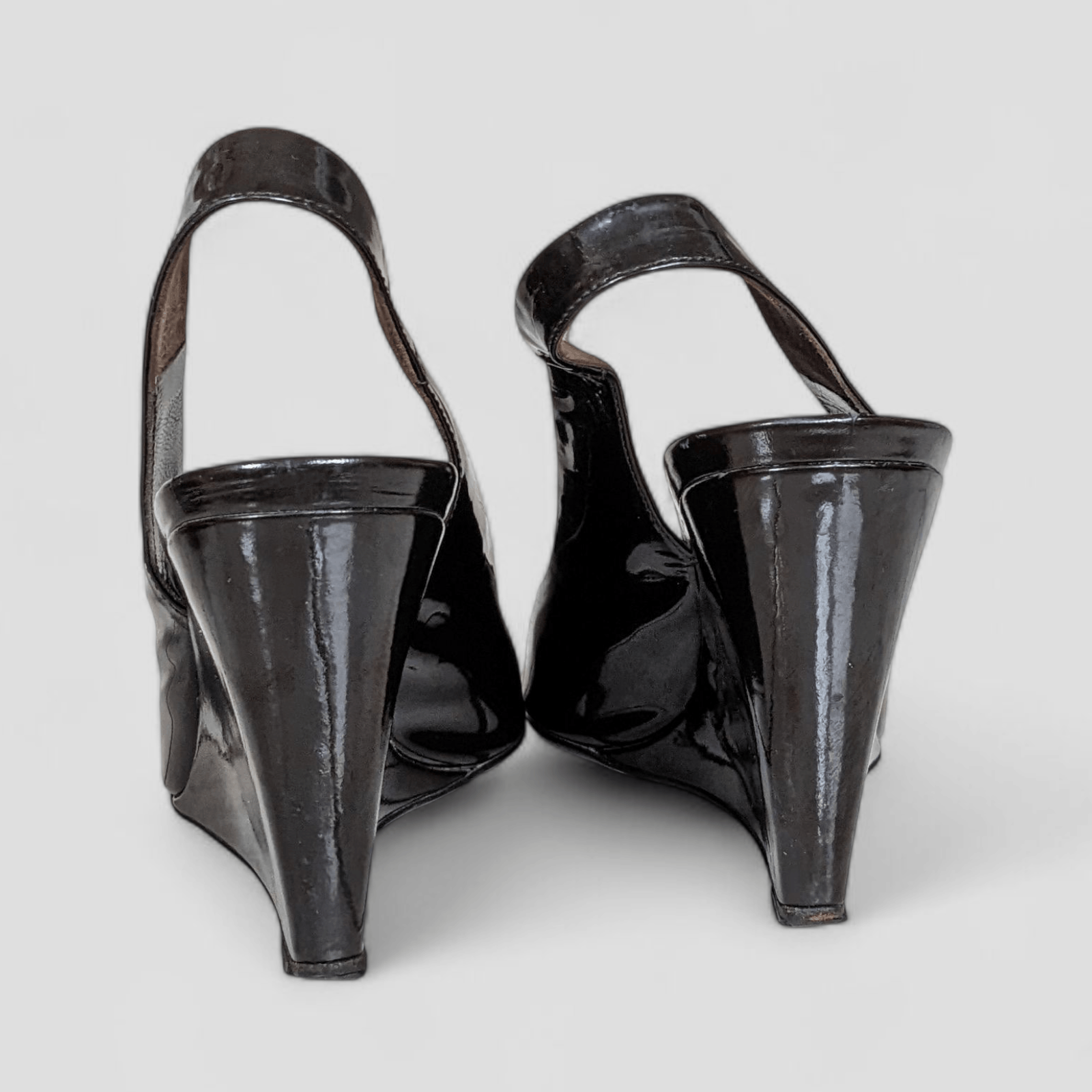 Prada Prada Women’s Slingback Wedge Heels – Size EU 36.5 Size US 6.5 / IT 36.5 - 5 Thumbnail