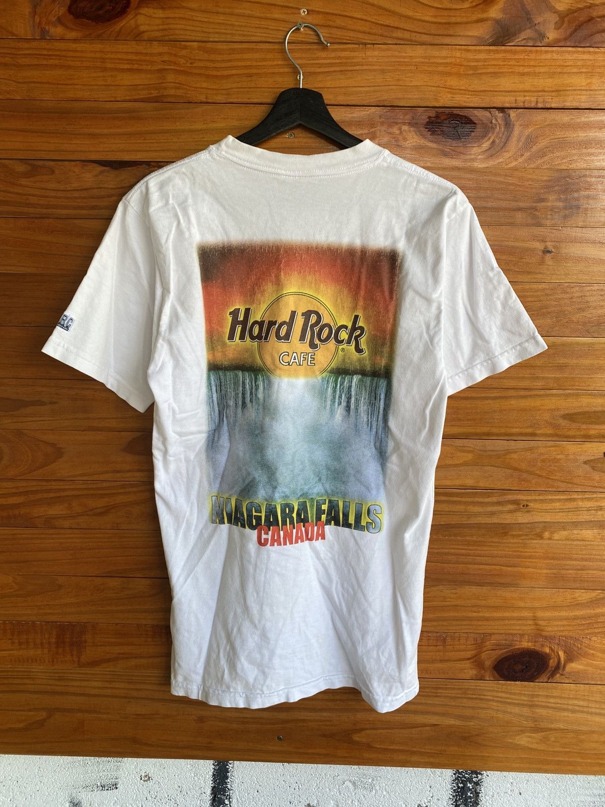 Hard Rock Cafe Vintage Hard Rock Cafe Niagara Falls Canada Heavy Tee White Size US M / EU 48-50 / 2 - 2 Thumbnail