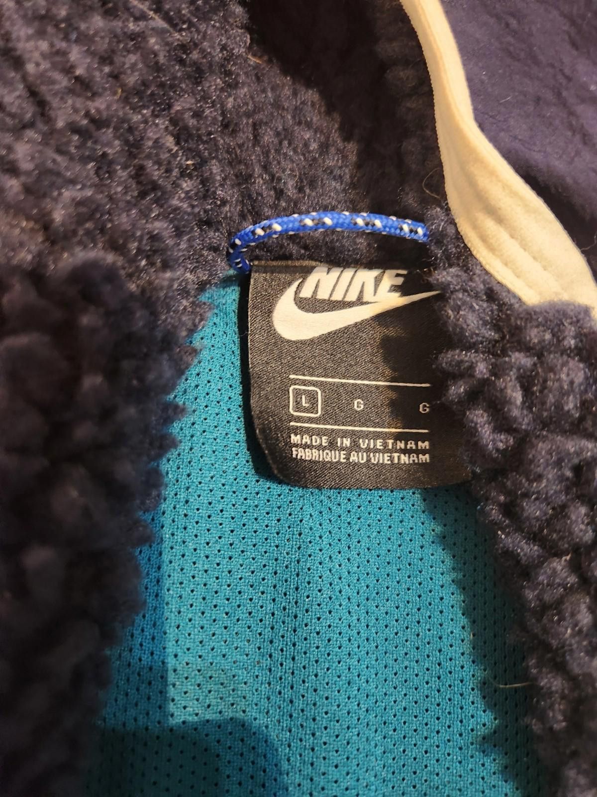 Nike Nike Fleece Sherpa Half Zip Pull Over Retro Jacket L Size US L / EU 52-54 / 3 - 3 Thumbnail