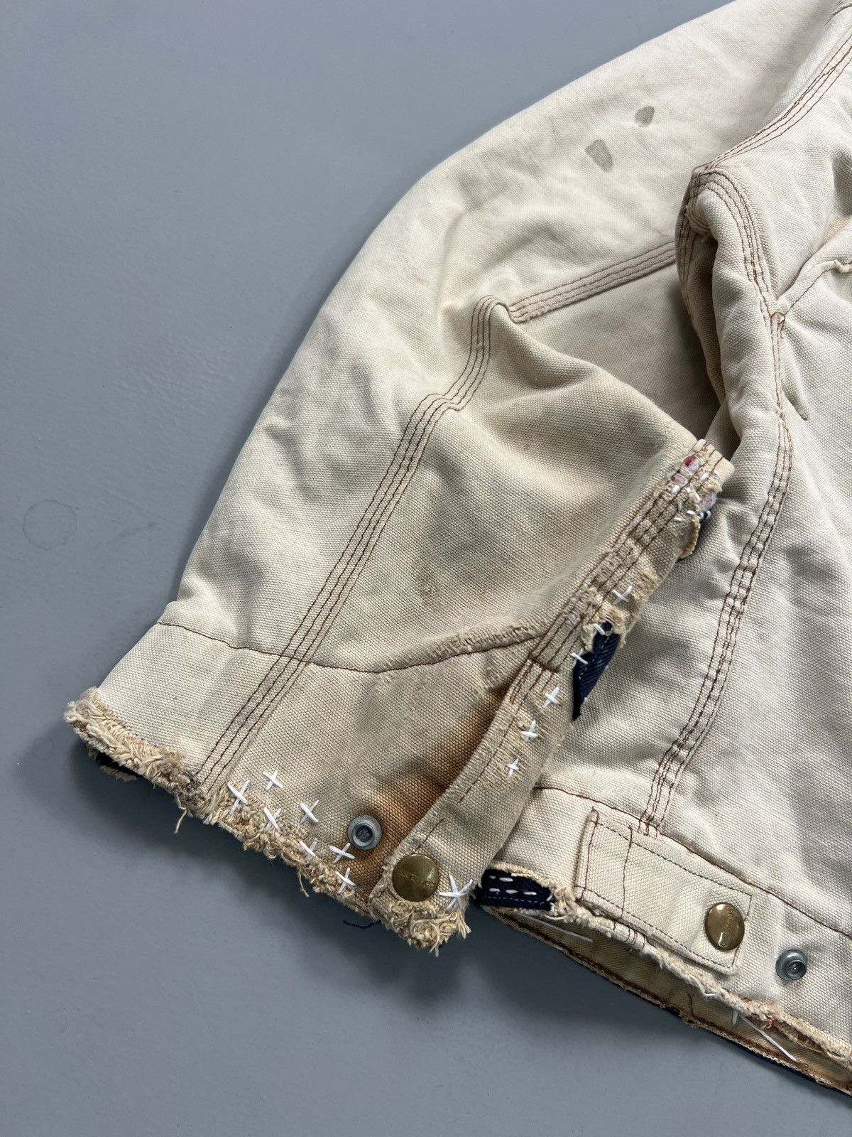 Carhartt Vintage sundae Carhartt Shashiko embroidery Detroit Size US L / EU 52-54 / 3 - 7 Thumbnail