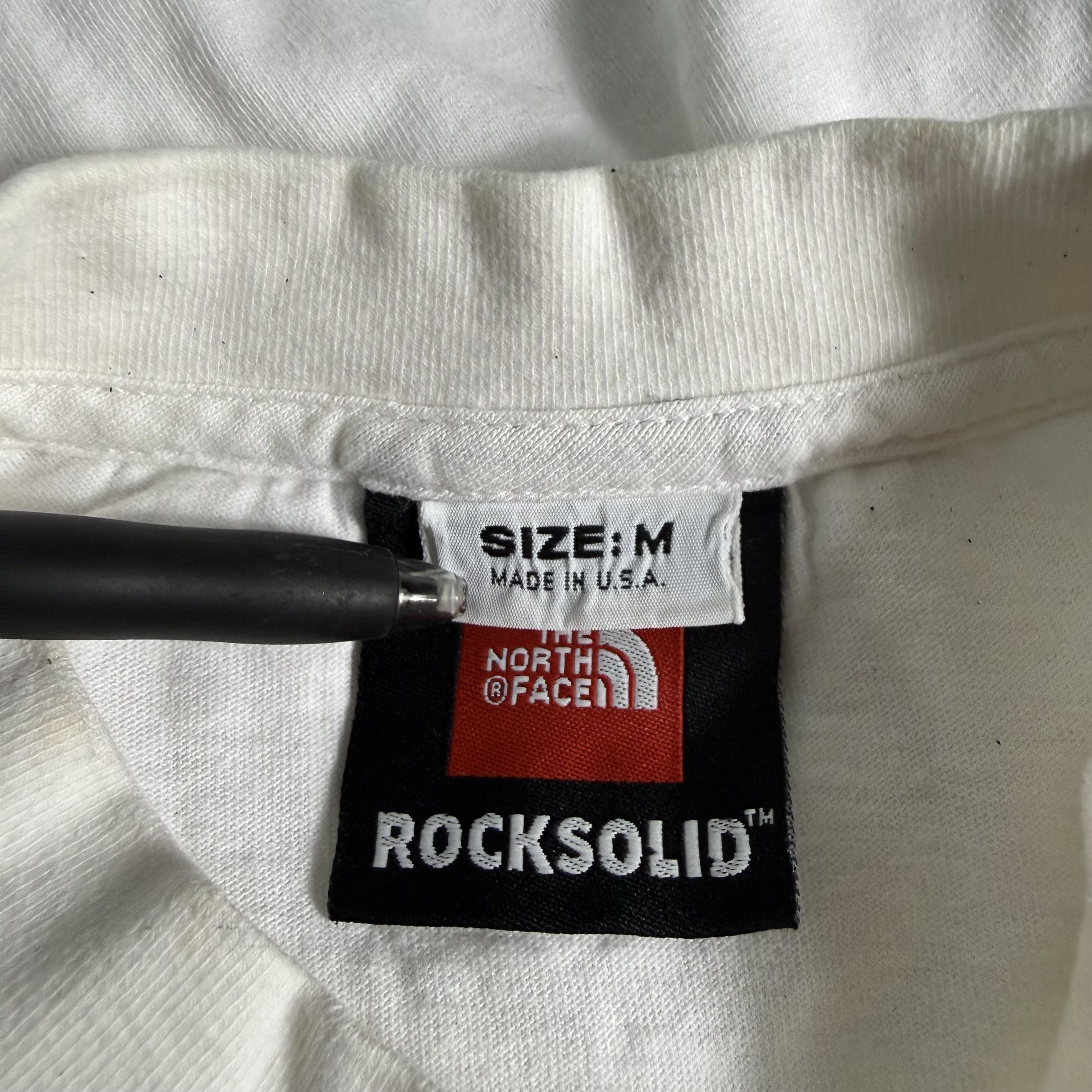 🔥RARE🔥Vintage The North Face Rocksolid T-shirt Made in USA