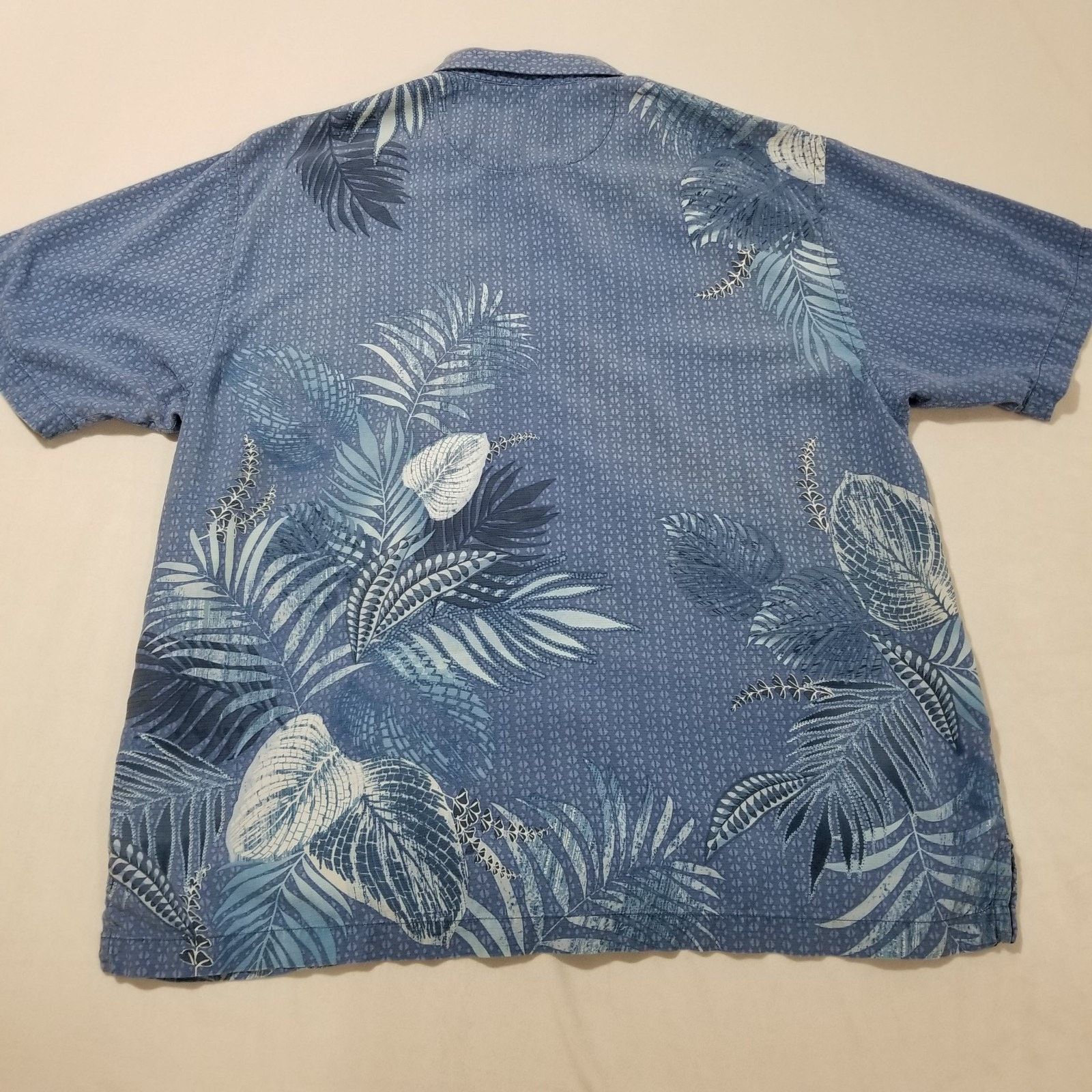 Tommy Bahama Tommy Bahama Shirt XL Aloha Hawaiian Silk Fronds Palm Leaves Size US XL / EU 56 / 4 - 2 Thumbnail