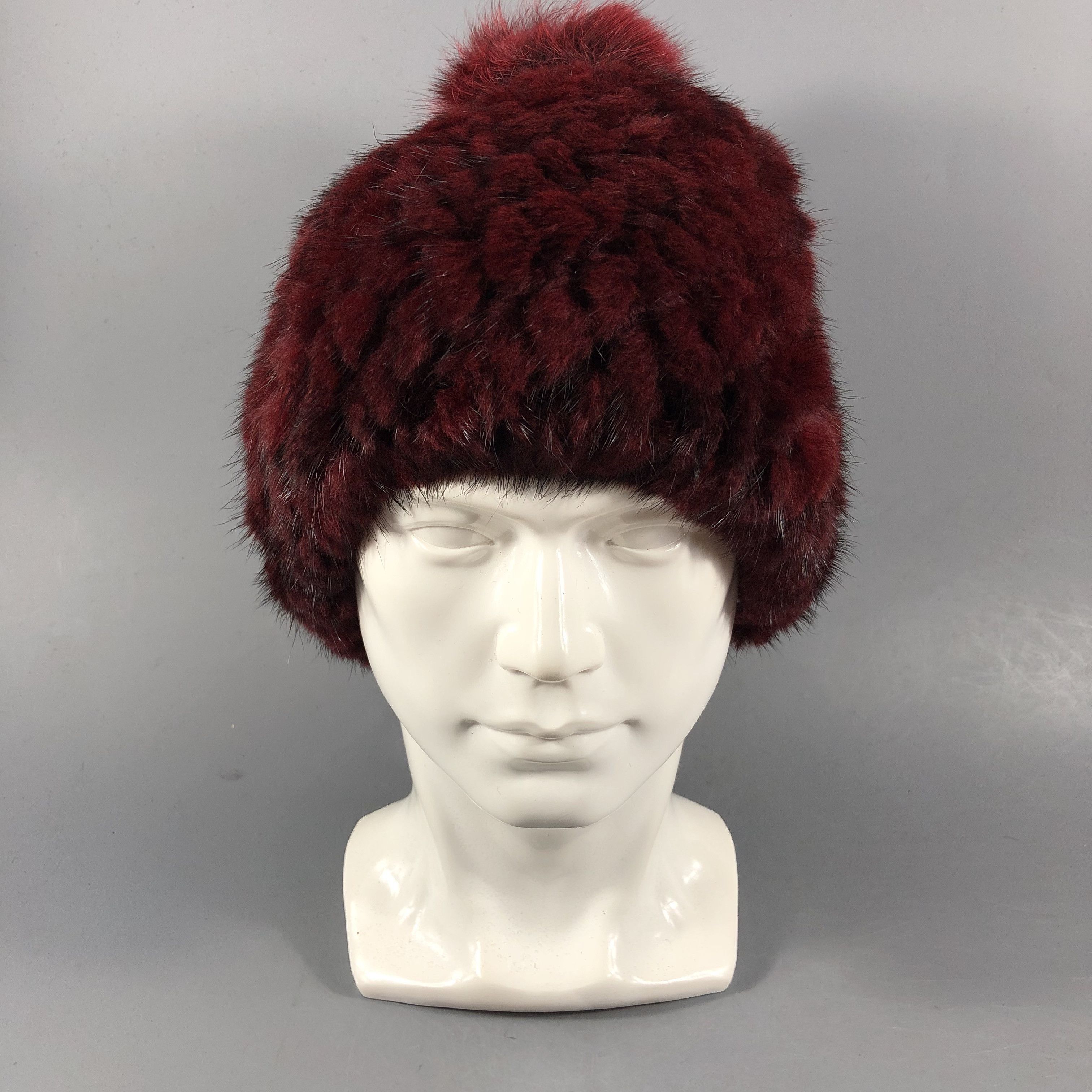 Vintage Unknown Faux Fur Bobble Beanie Snowcap Snow Hat B1002 Size ONE SIZE - 1 Thumbnail