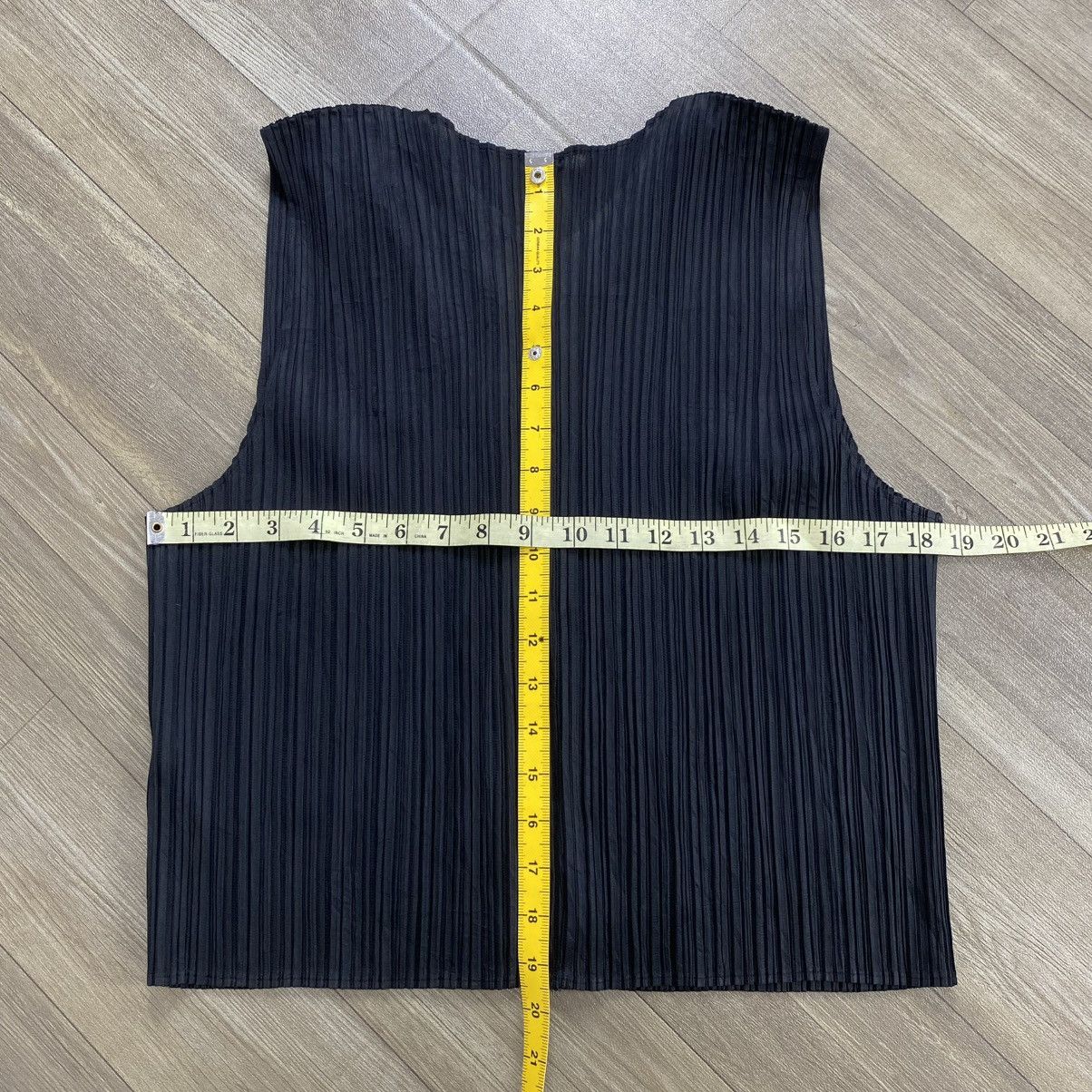 Pleats Please Issey Miyake Vintage Pleats Please Issey Miyake Stretch Black Vest Size US S / EU 44-46 / 1 - 15 Thumbnail