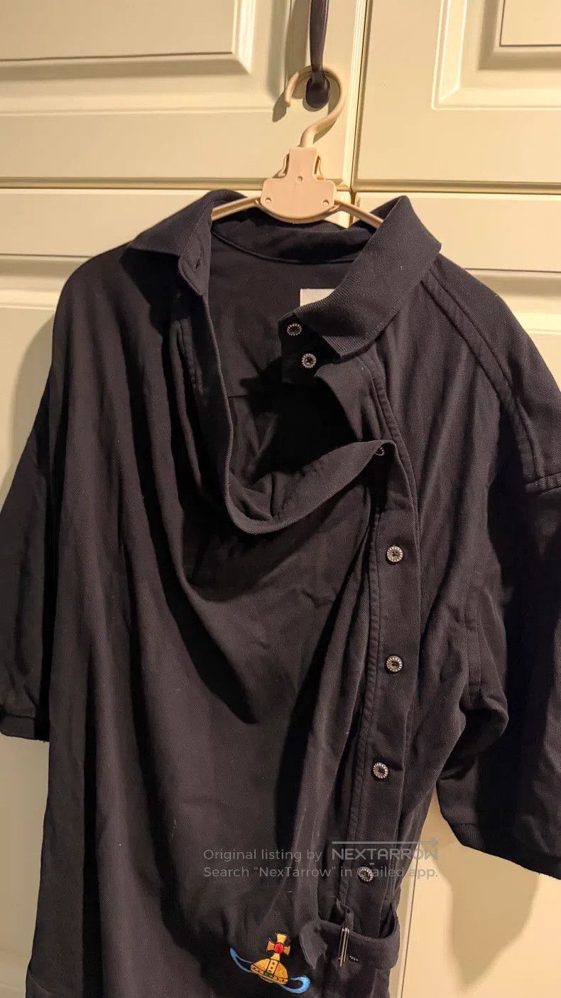 Vivienne Westwood Vivienne Westwood Black cotton asymmetric design drop shou Size M / US 6-8 / IT 42-44 - 9 Thumbnail