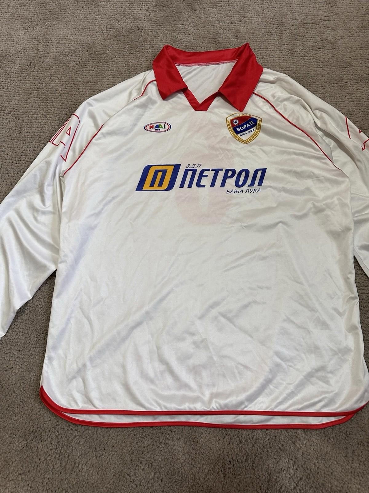 Native Naai Borac Banja Luka Bosnia LS Football Shirt Soccer Jersey Size US L / EU 52-54 / 3 - 3 Thumbnail