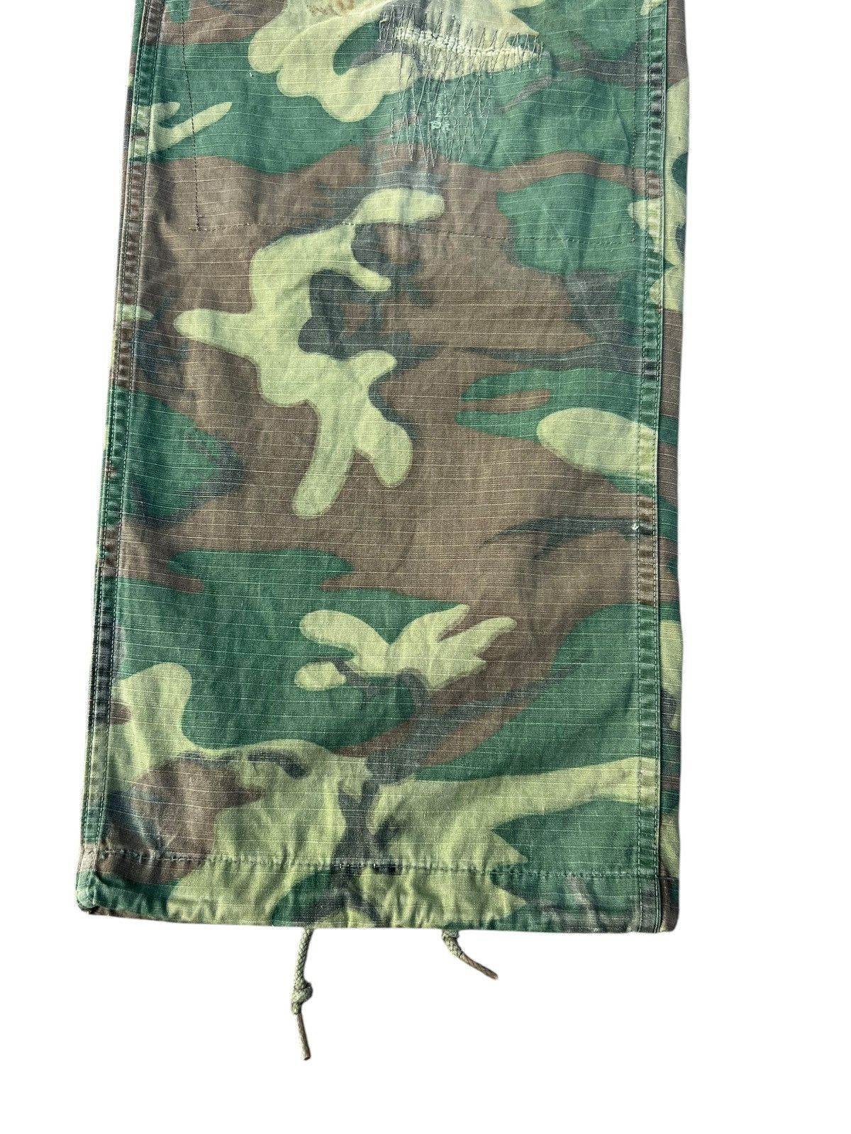 Vintage Vintage 1969 Vietnam War ERDL Camo Ripstop Poplin Trouser Size US 30 / EU 46 - 15 Thumbnail