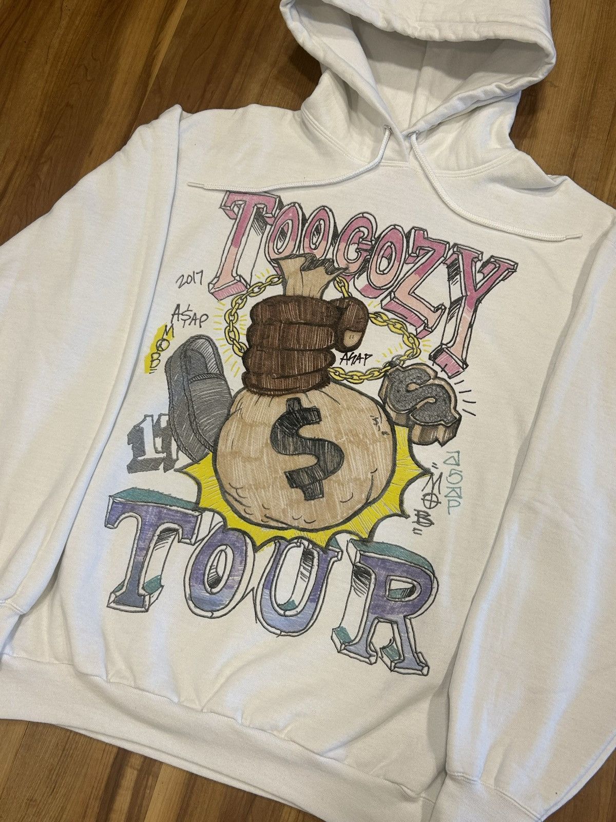 A$AP Rocky 2017 A$AP Mob Too Cozy Tour Hoodie Size US XL / EU 56 / 4 - 2 Thumbnail