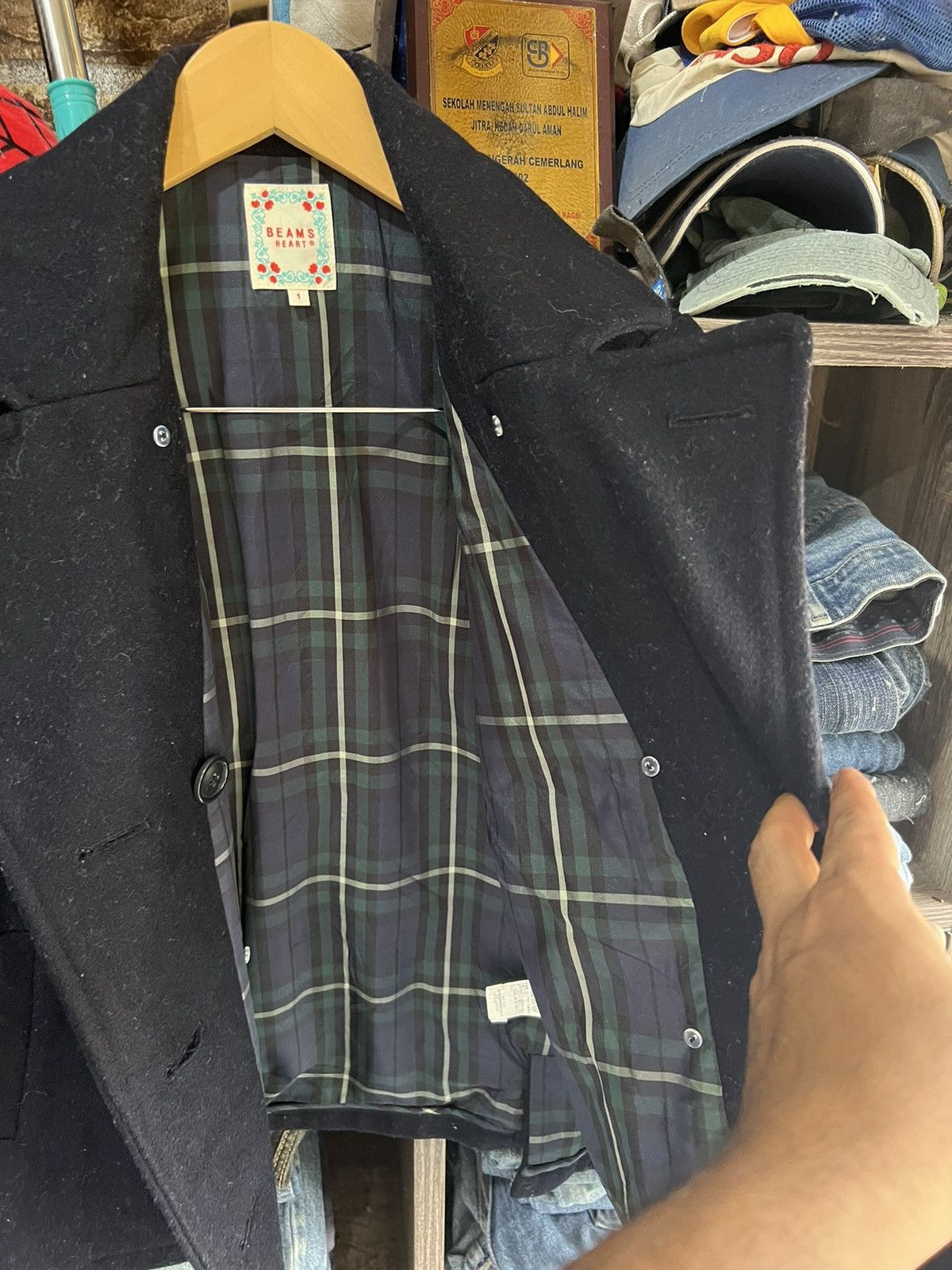 Beams Plus 🔥Beams Heart Double Breasted Peacoat Size M / US 6-8 / IT 42-44 - 11 Thumbnail