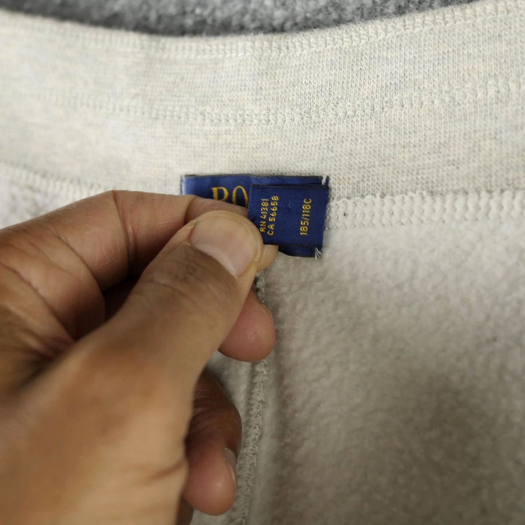 Polo Ralph Lauren Ralph Lauren Sweatpants Mens 3X Gray Fleece Drawstring Pony Logo Loose Baggy Size US 39 - 7 Thumbnail