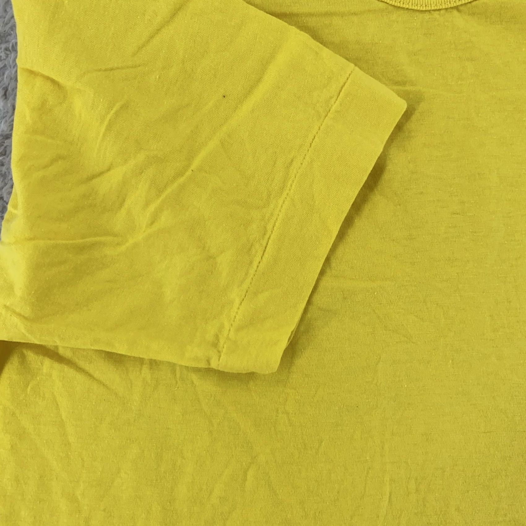 Vintage VINTAGE You're Tops Shirt XS Yellow Crewneck T-Shirt Short Sleeve Men Solid Cotton Size US XS / EU 42 / 0 - 3 Thumbnail