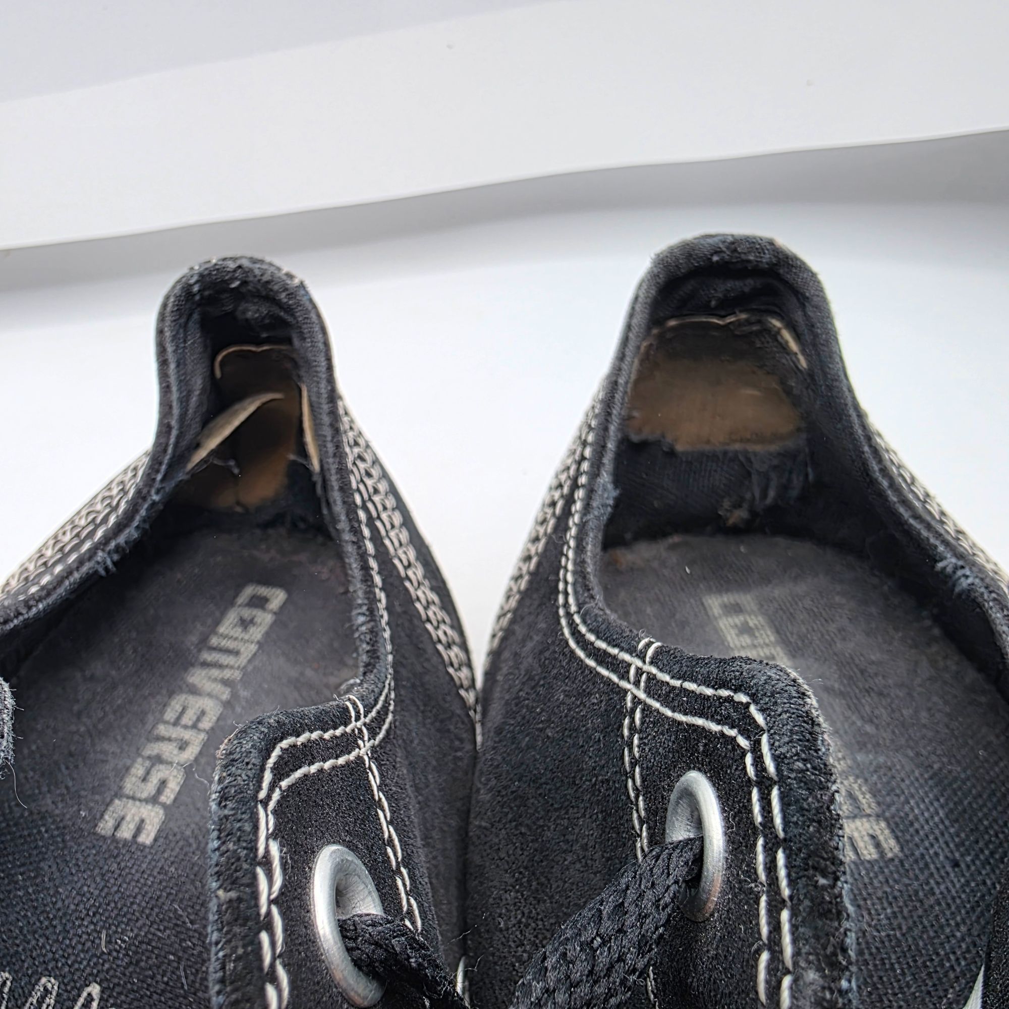 Converse Converse All Star Mens Low Top Sneakers Mens 9 Black Leather Size US 9 / EU 42 - 6 Thumbnail