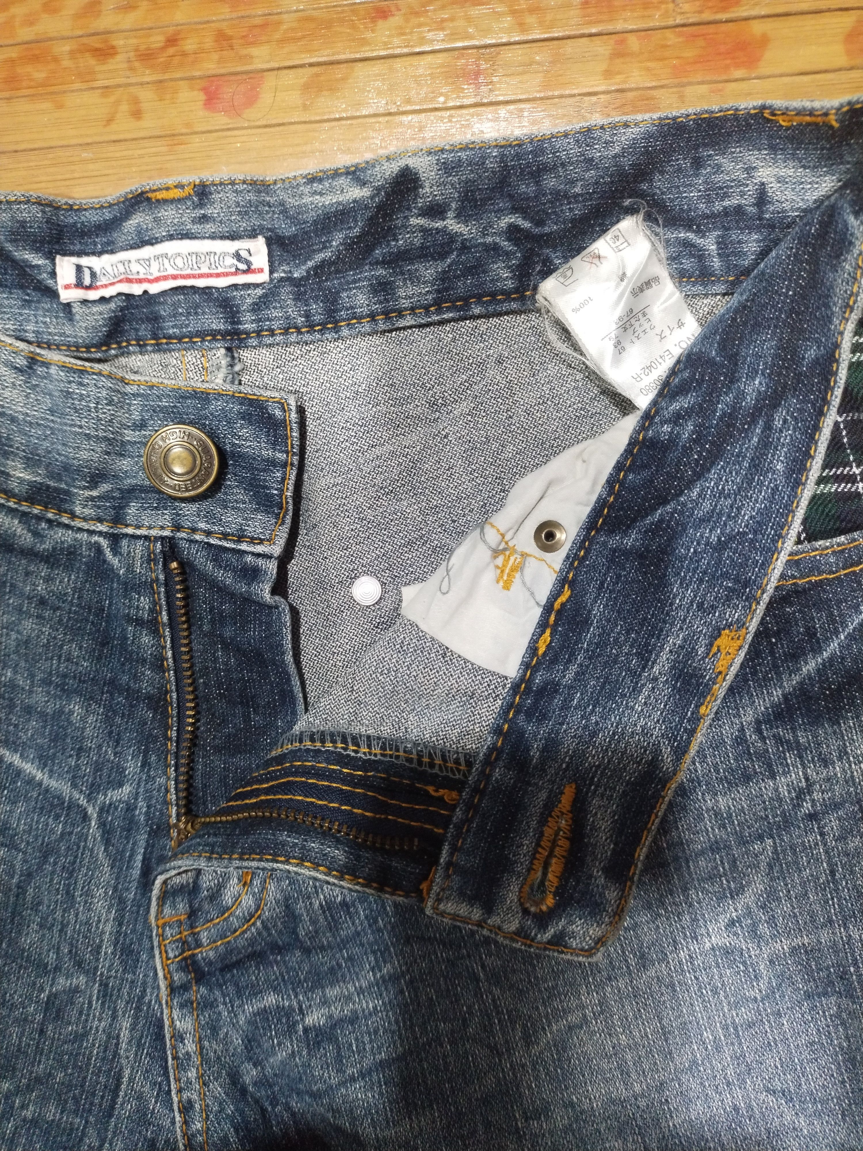 Japanese Brand × Vintage Jeans Daily Topics " Baggy Style" Sz 30" Size US 30 / EU 46 - 5 Thumbnail