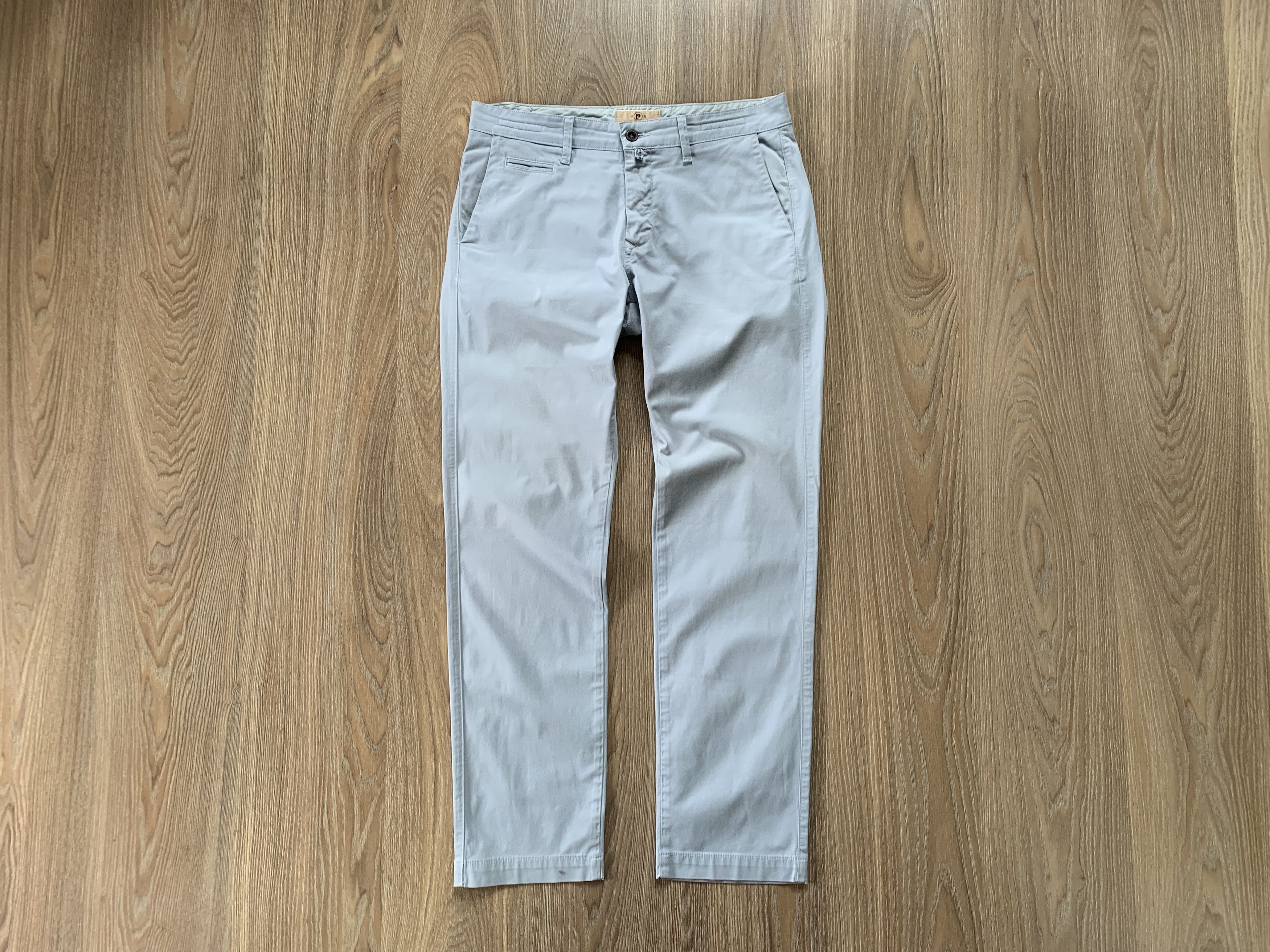 Designer × Pierre Cardin Pierre Cardin Casual Light Blue Cotton Pants Size US 34 / EU 50 - 1 Thumbnail