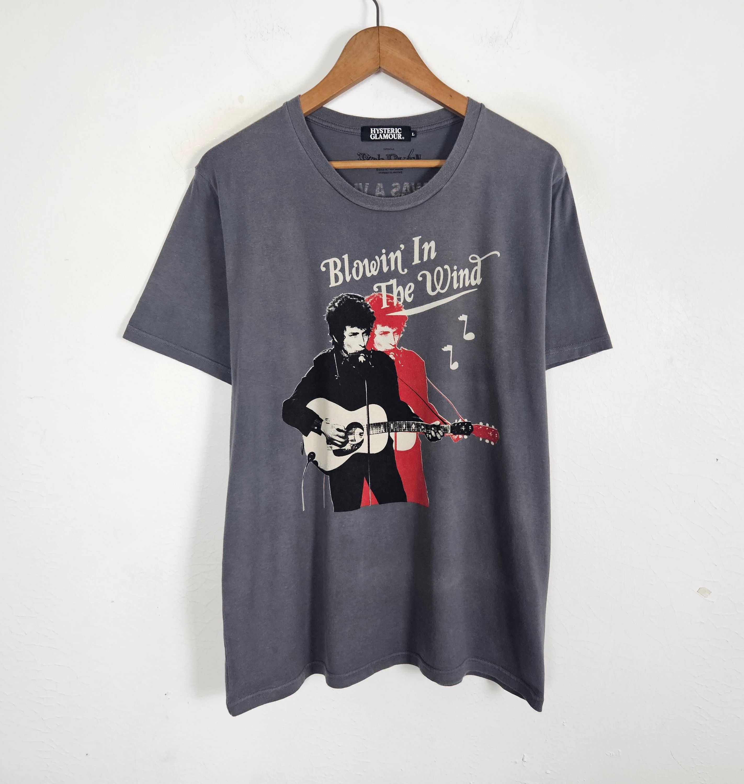 Hysteric Glamour Hysteric Glamour Bob Dylan Blowin' In The Wind shirt Size US L / EU 52-54 / 3 - 3 Thumbnail