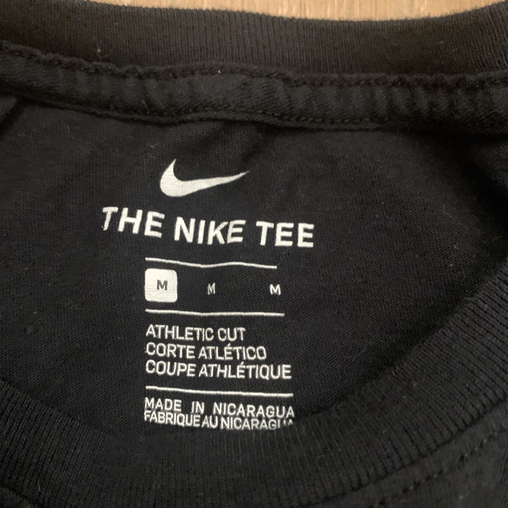 Nike VINTAGE Nike Shirt Men M Black Love Nike Air Force 1 Uptown Downtown Crush T Shirt 1990s Mens Size US M / EU 48-50 / 2 - 4 Thumbnail