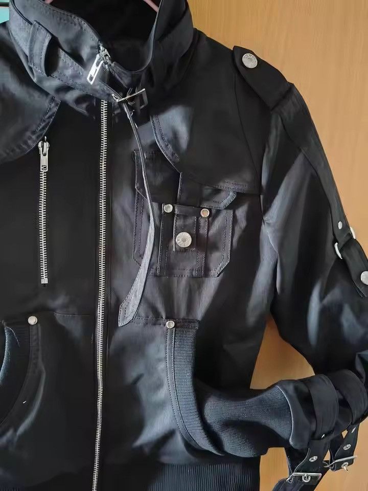 Japanese Brand Cyber-Grunge Buckle Bomber Jacket - Techwear Utility Size M / US 6-8 / IT 42-44 - 7 Thumbnail