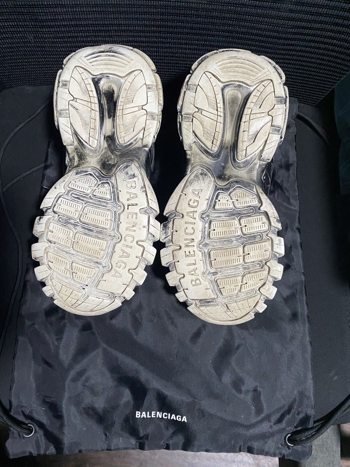 Balenciaga Faded Black Tracks Size US 10 / EU 43 - 2 Thumbnail