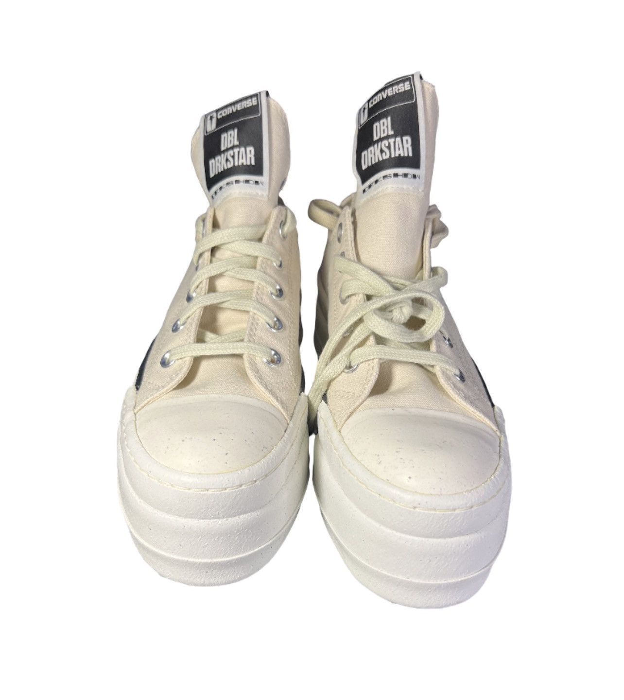 Rick Owens Rick Owens x Converse DRKSHDW DBL DRKSTAR Platform Trainers Size US 10 / EU 43 - 4 Thumbnail