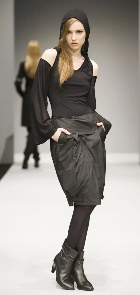 Nicolas Andreas Taralis AW06 Runway Ripstop Balloon Skirt Size 24" / US 00 / IT 34 - 3 Thumbnail
