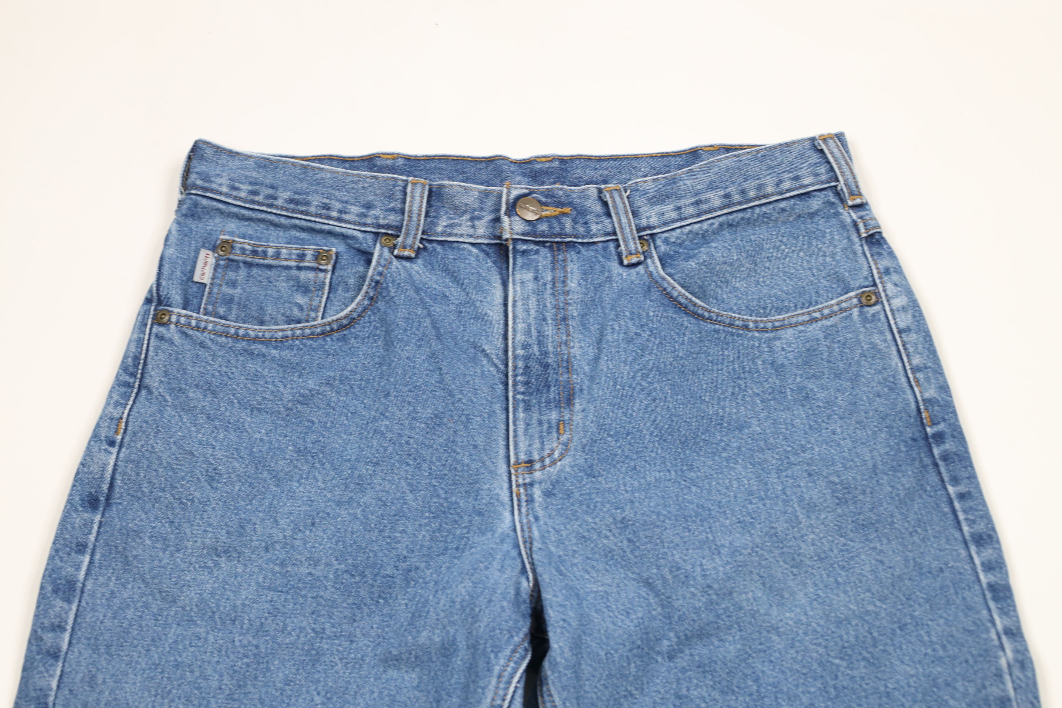 Carhartt × Vintage Vintage Carhartt Spell Relaxed Fit Straight Leg Denim Jeans Size US 34 / EU 50 - 2 Thumbnail