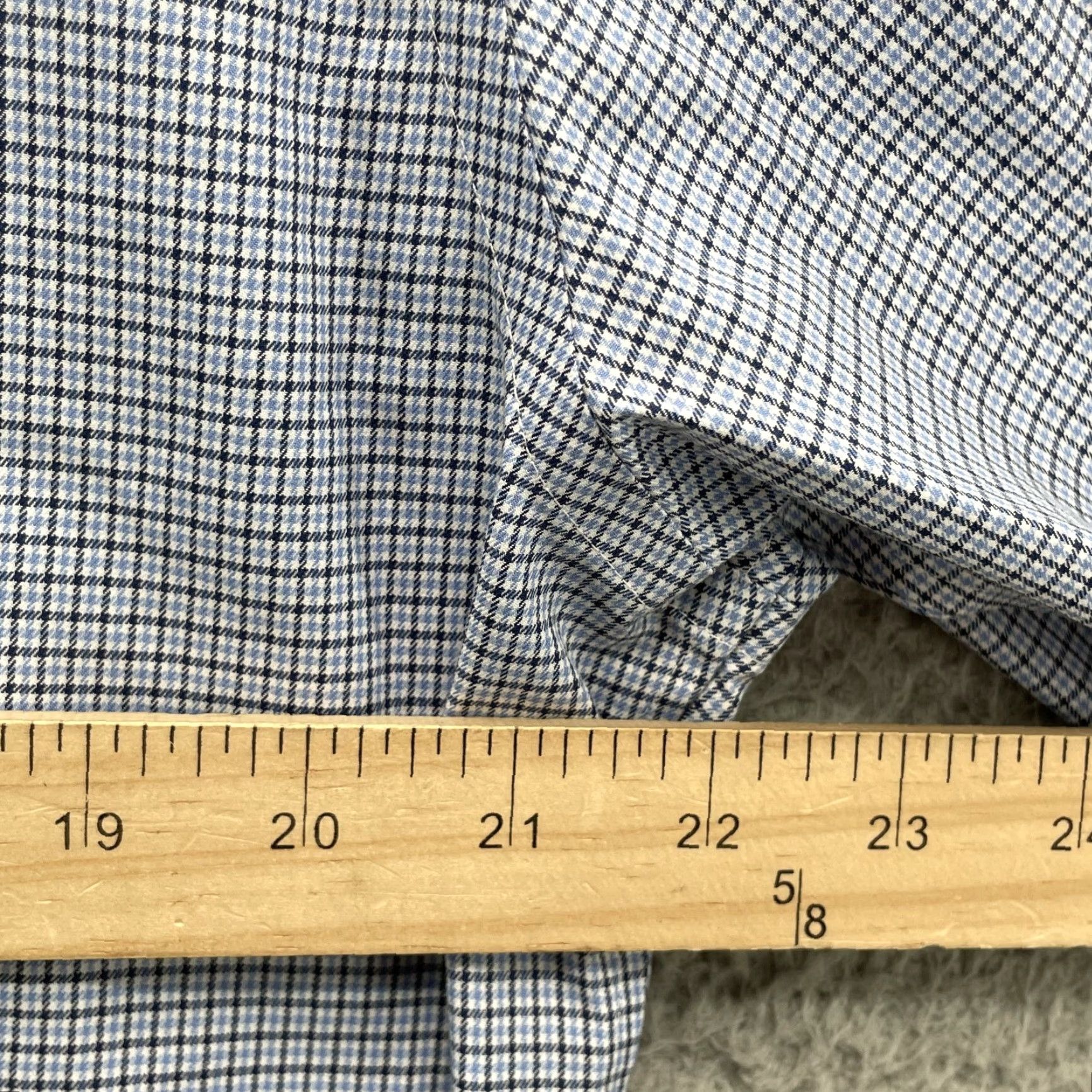 Brooks Brothers Brooks Brothers Dress Shirt Men 16-35 Blue Plaid Non-Iron Preppy Corpcore Career Shirt Size 42R - 5 Thumbnail