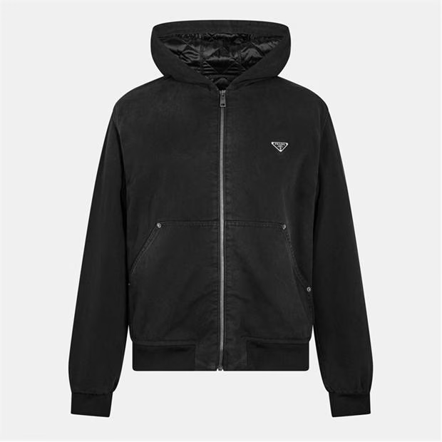 Prada Workwear Zipped Hoodie Size US M / EU 48-50 / 2 - 1 Thumbnail