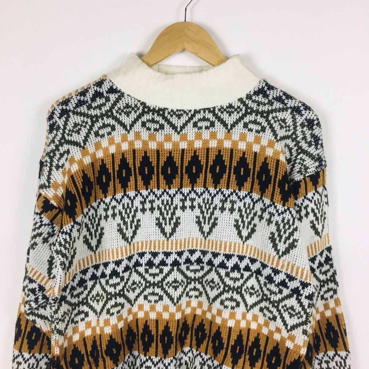 Homespun Knitwear × Vintage Vintage Croquet Club Jumper Knit Size S / US 4 / IT 40 - 4 Thumbnail