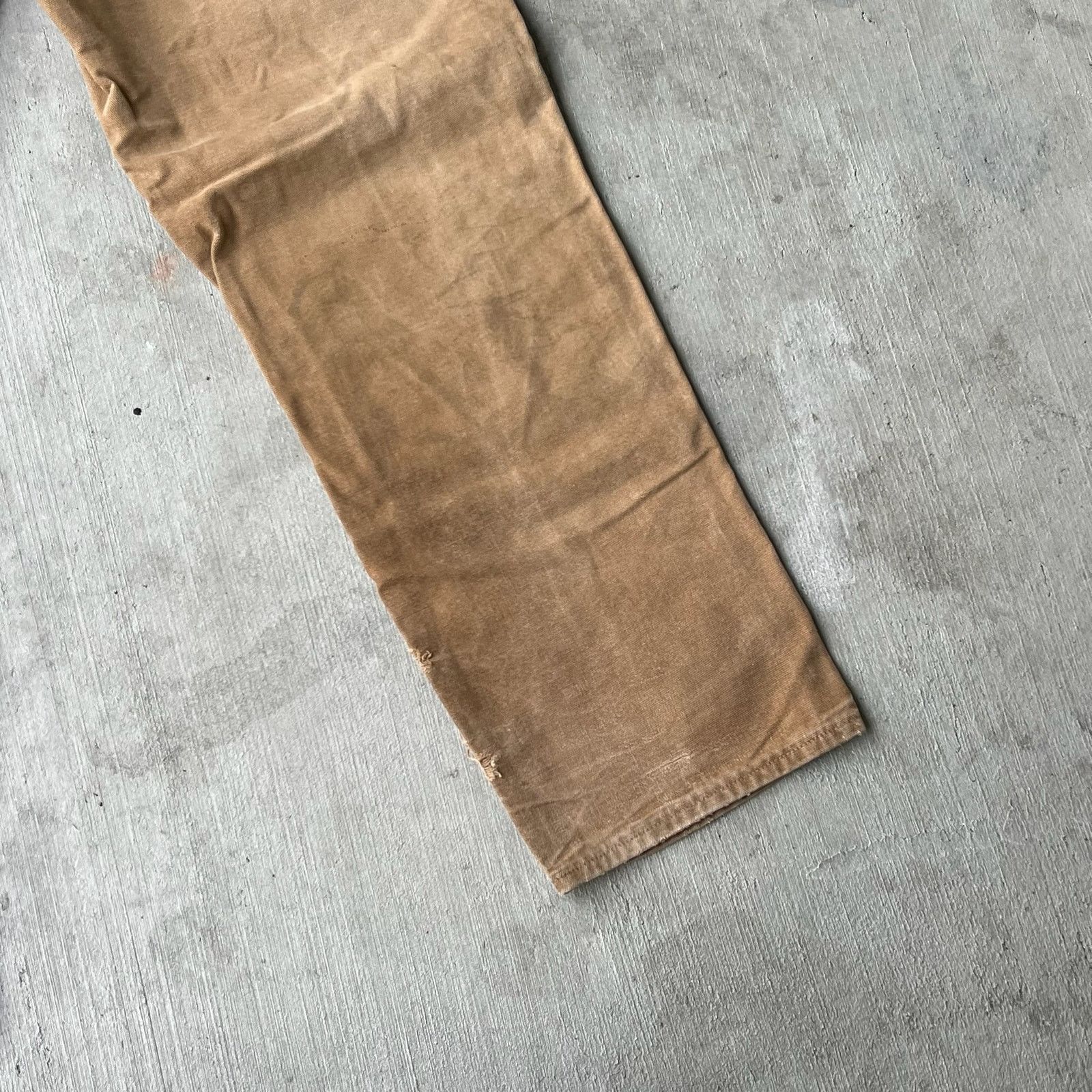 Carhartt × Vintage Carhartt brown double knee work wear carpenter pants Size US 35 - 11 Thumbnail