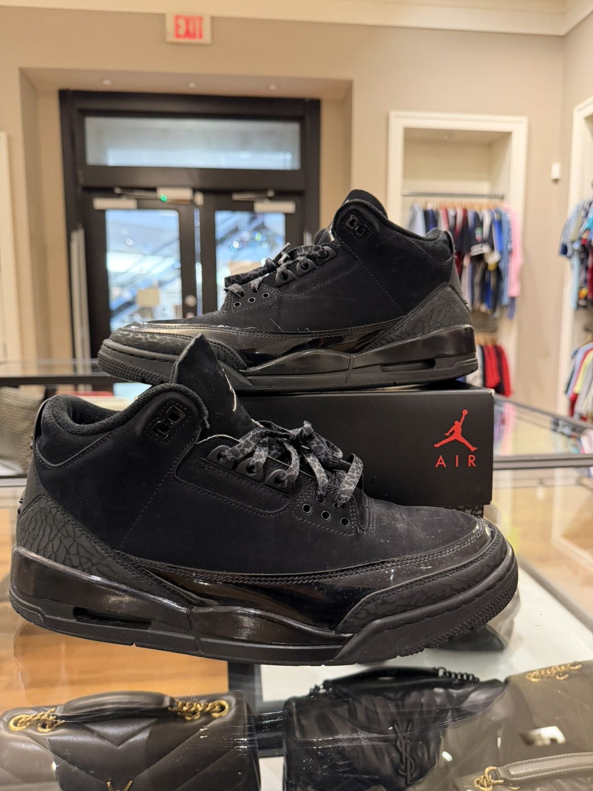 Jordan Brand Jordan 3 Retro ‘Black Cat (2025)” Size US 11.5 / EU 44-45 - 1 Thumbnail