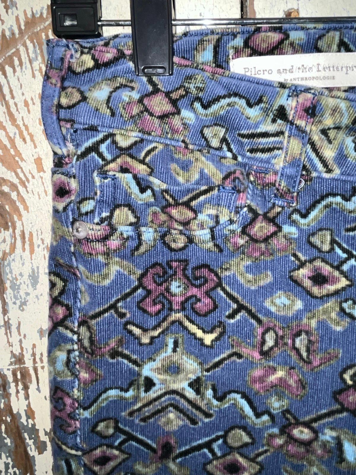 Designer Pilcro & the Letterpress corduroy pants 25 High Rise Skinny Size 26" / US 2 / IT 38 - 5 Thumbnail