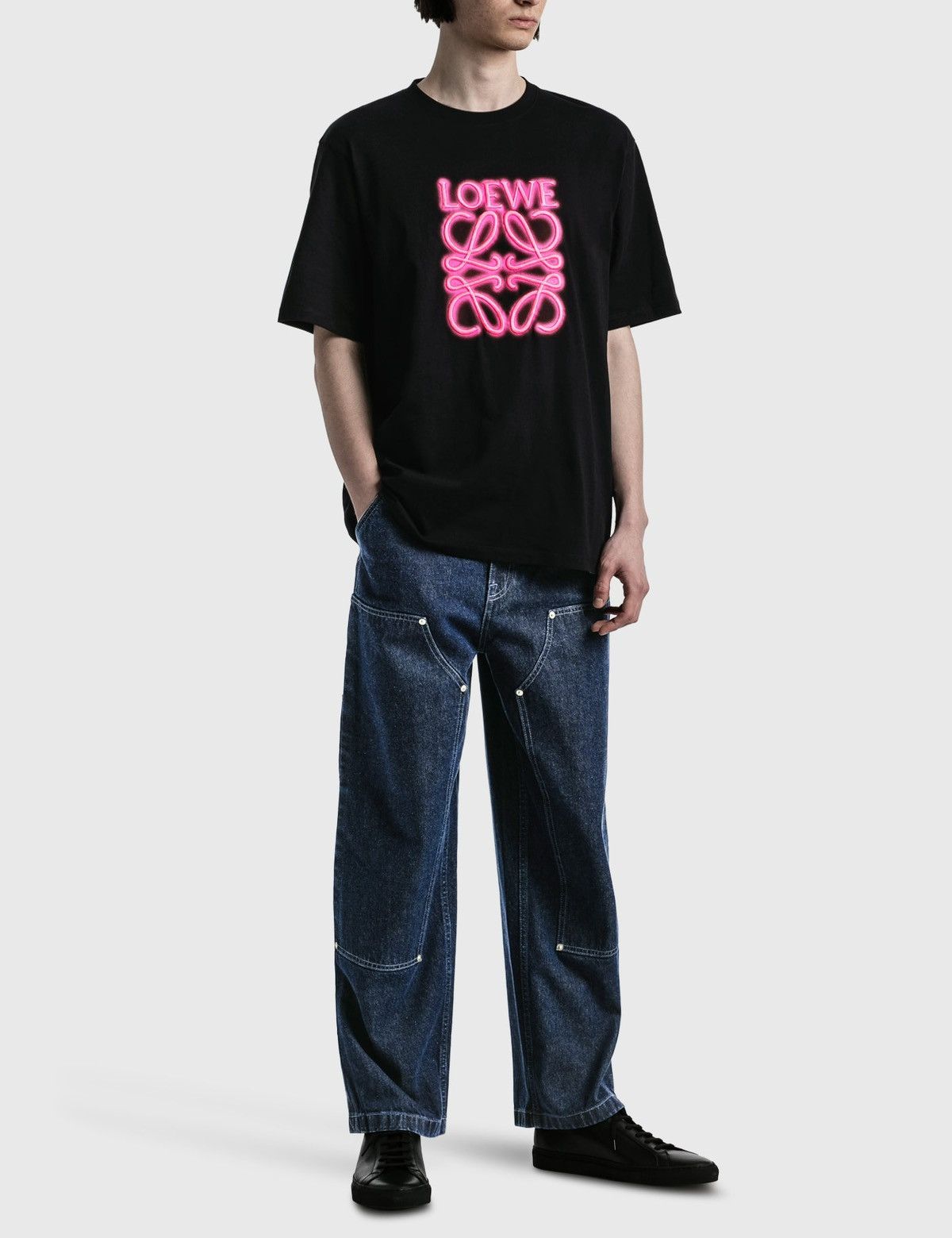 Loewe Patched Patchwork Jeans Denim Carpenter Trousers H526Y11X06 Size US 28 / EU 44 - 10 Thumbnail