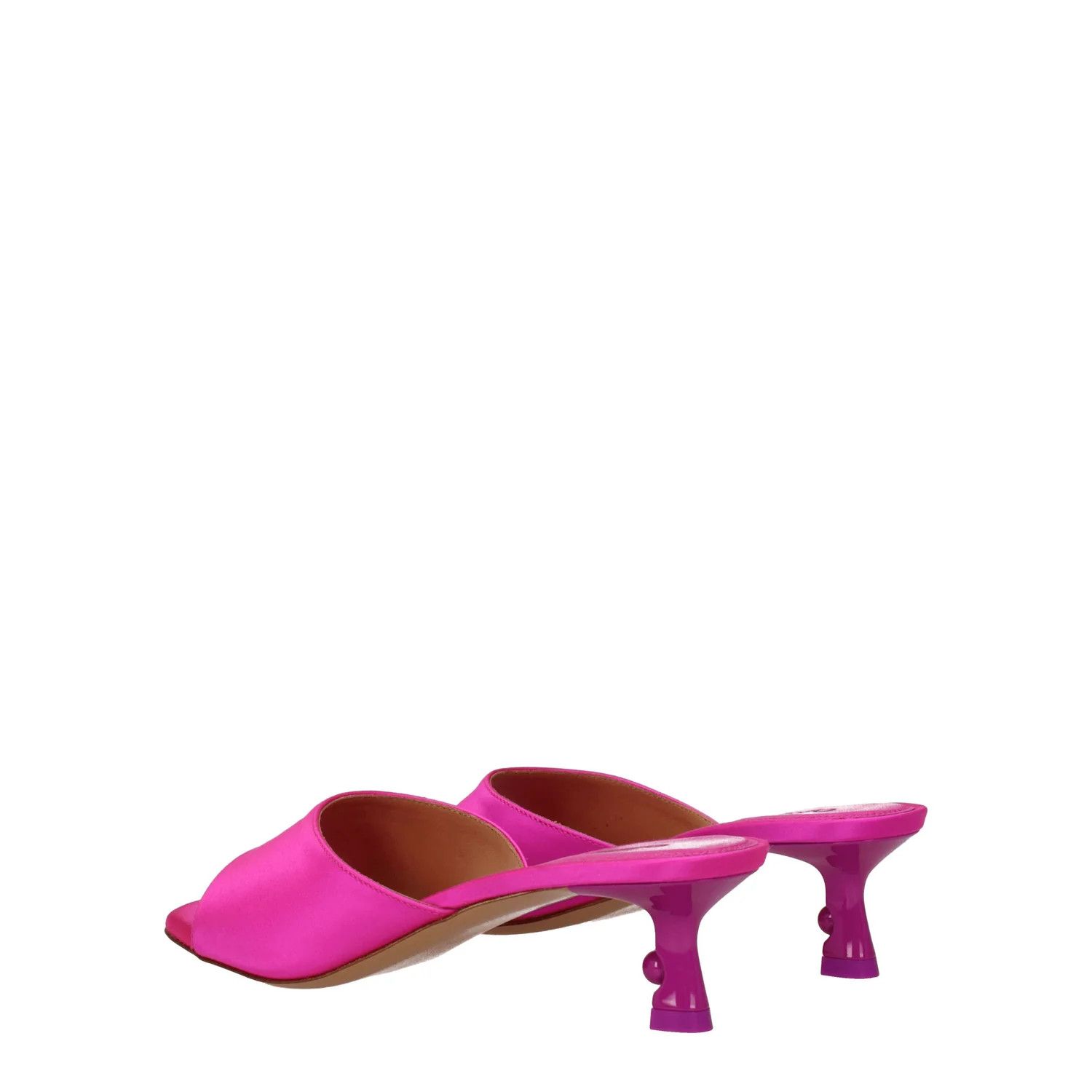 Off-White ob1o1e1124 Satin Sandals in Fuchsia Size US 8 / IT 38 - 4 Thumbnail