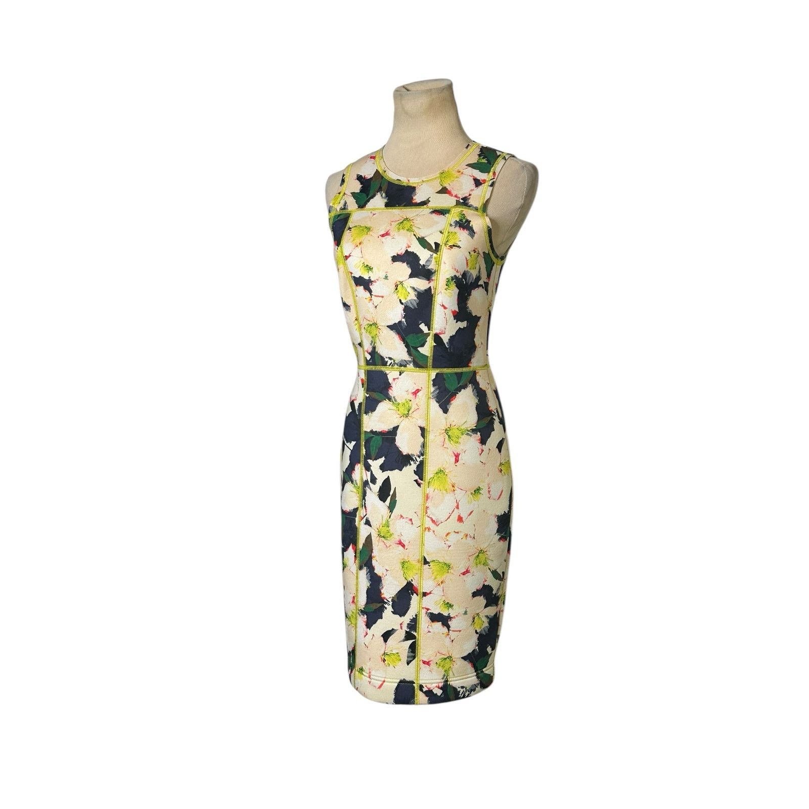 J.Crew J.Crew cove scuba floral sleeveless sheath dress size 00 Size XXS / US 00 / IT 34 - 10 Thumbnail