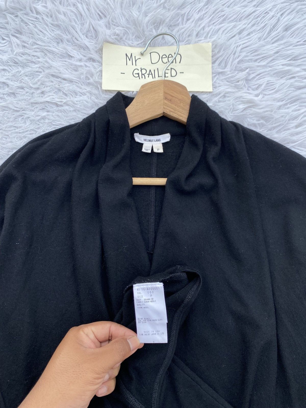 Helmut Lang Rare Helmut Lang Cowl Neck Black Dress Size S / US 4 / IT 40 - 14 Thumbnail