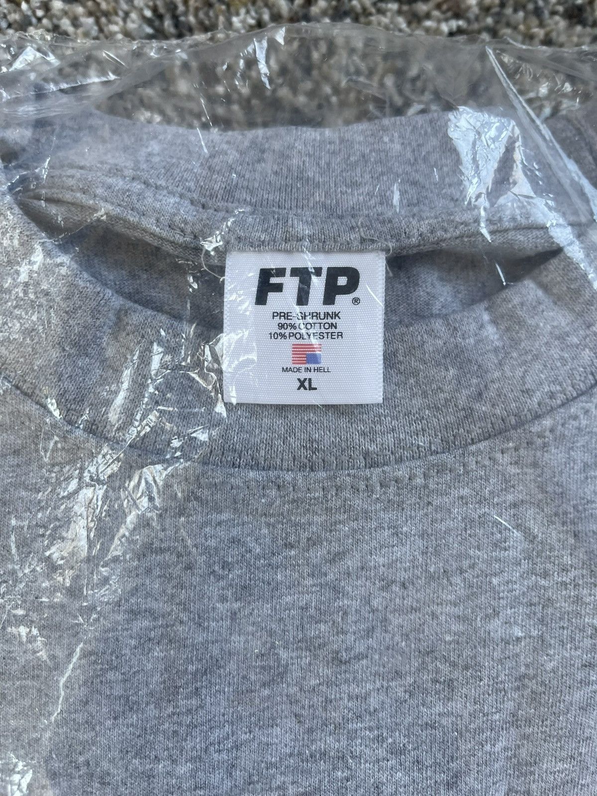 Fuck The Population × G59 Records FTP SLAP LOGO T SHIRT GREY Size US XL / EU 56 / 4 - 3 Thumbnail