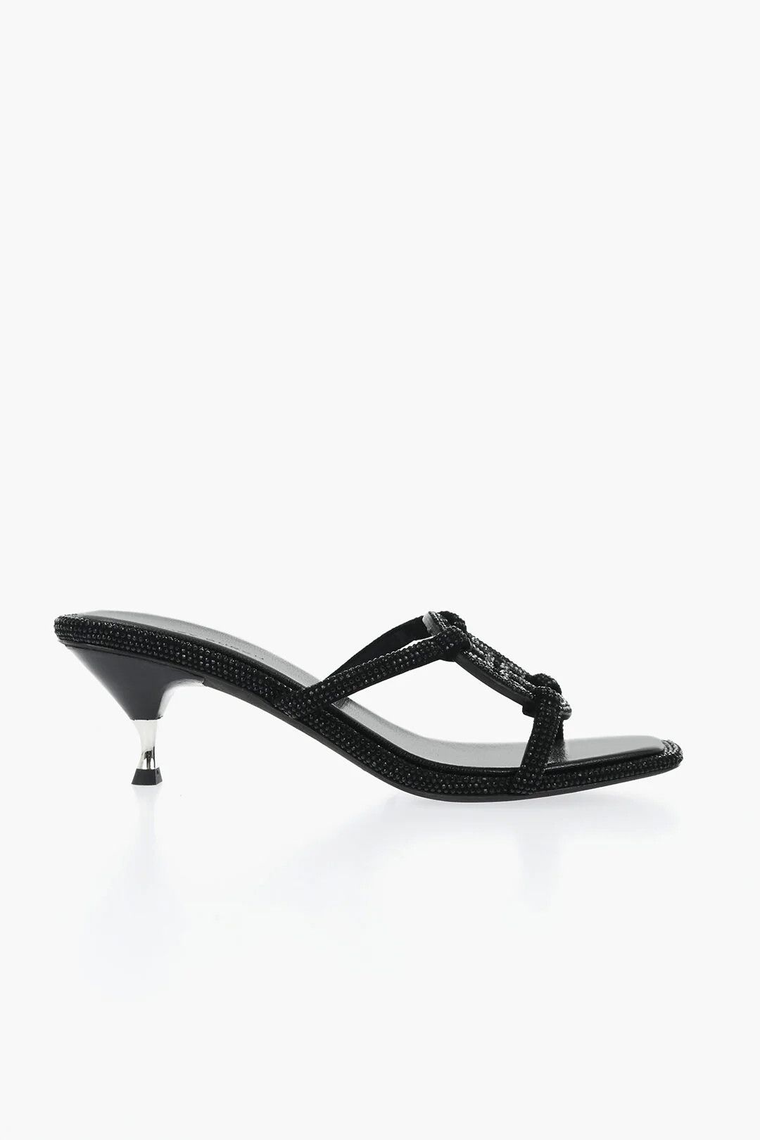 Tory Burch og1mm0426 Rhinestones Sandals in Black Size US 11 / IT 41 - 1 Thumbnail