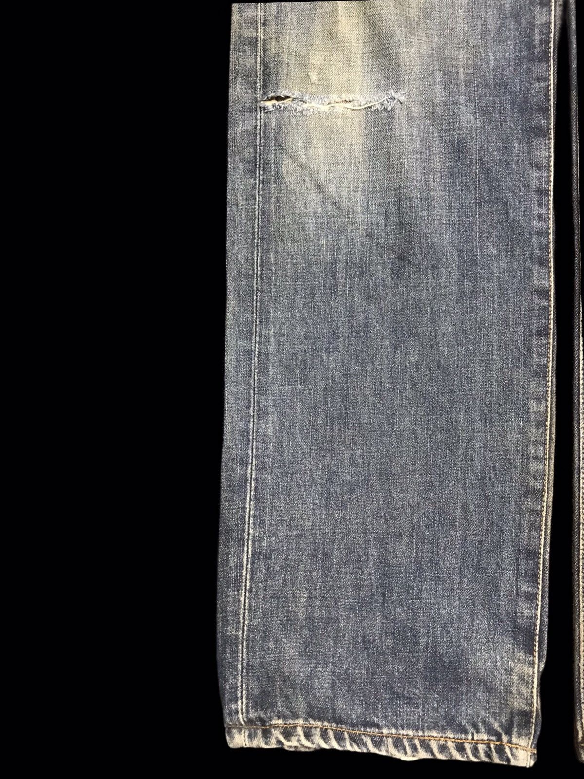 Edwin 💥90s Style💥Vintage EDWIN 503z Mudwash Distressed Denim F46 Size US 28 / EU 44 - 7 Thumbnail