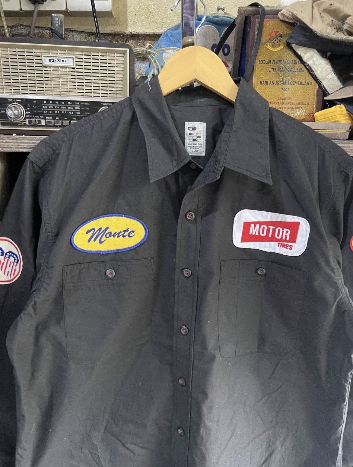 Japanese Brand 🔥Never Seen Thing Patches Shirt Size US M / EU 48-50 / 2 - 4 Thumbnail