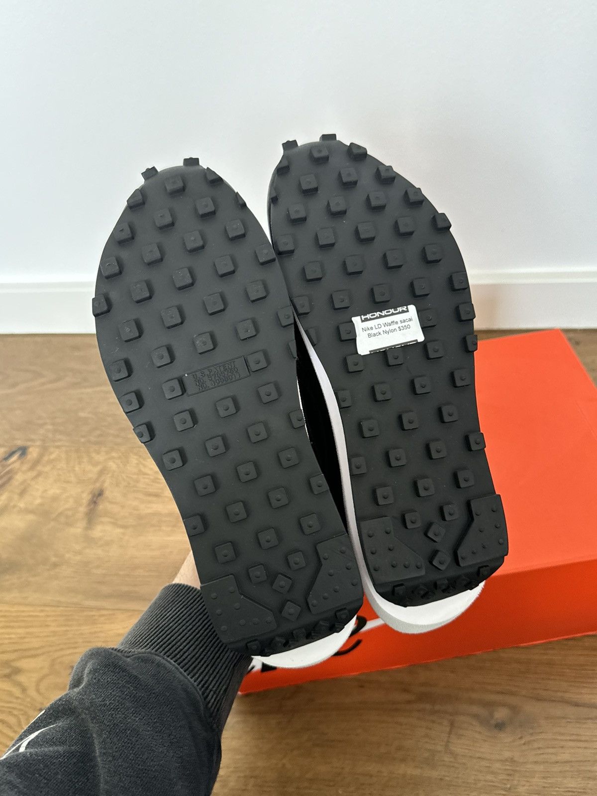 Nike × Sacai Nike Sacai LD Waffle Black Nylon Size US 8 / EU 41 - 10 Thumbnail