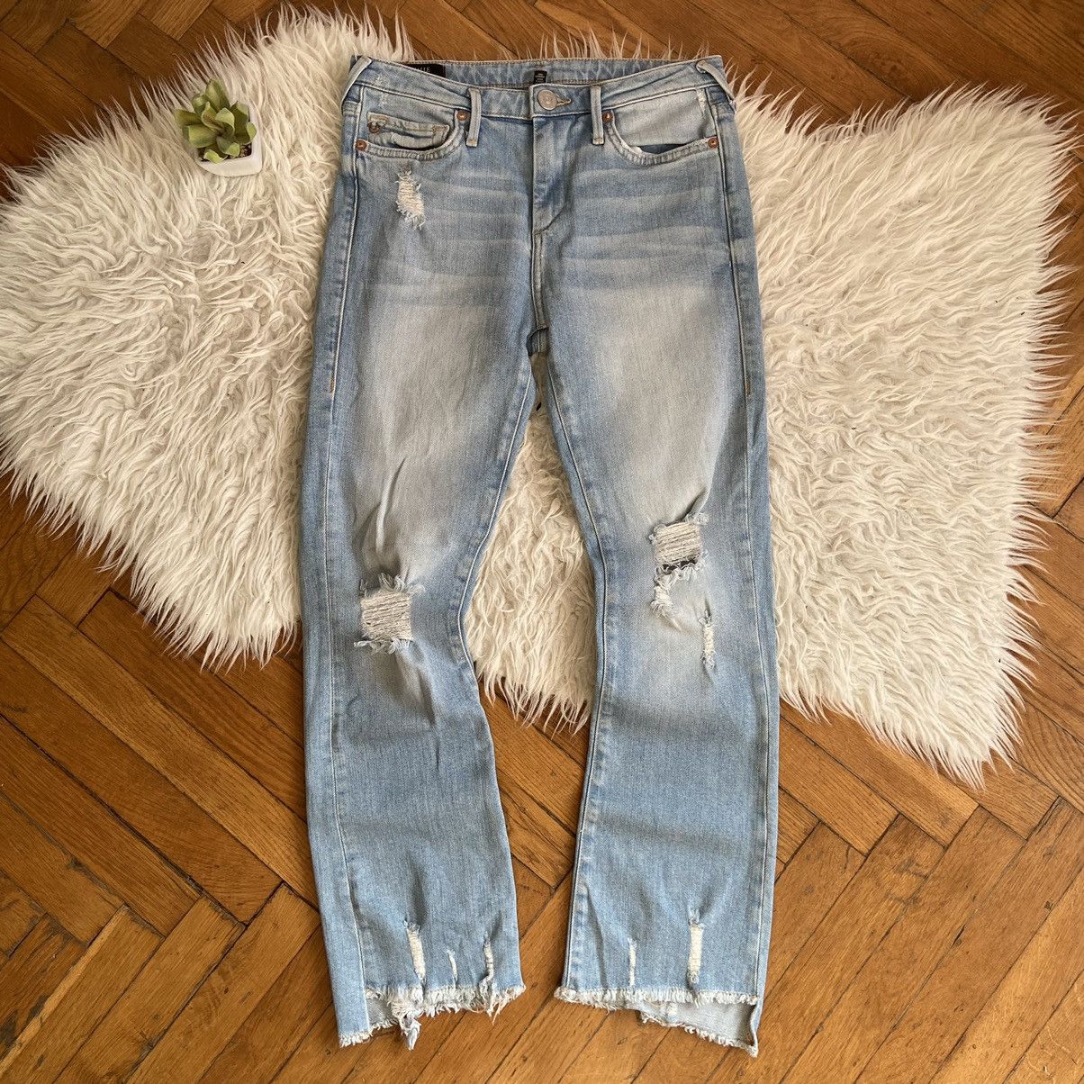If Six Was Nine × True Religion 📌 Crazy True Religion Halle Mid Rise Skinny Y2K Denim Jeans Size 27" / US 4 / IT 40 - 2 Thumbnail