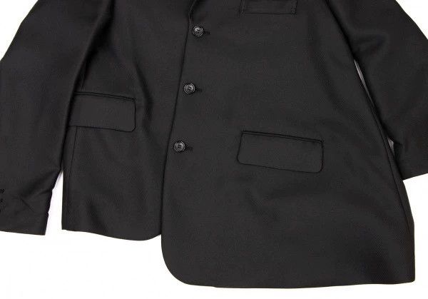 Comme des Garcons Comme des Garcons Retro black slanted placket suit top Size XS / US 0-2 / IT 36-38 - 7 Thumbnail